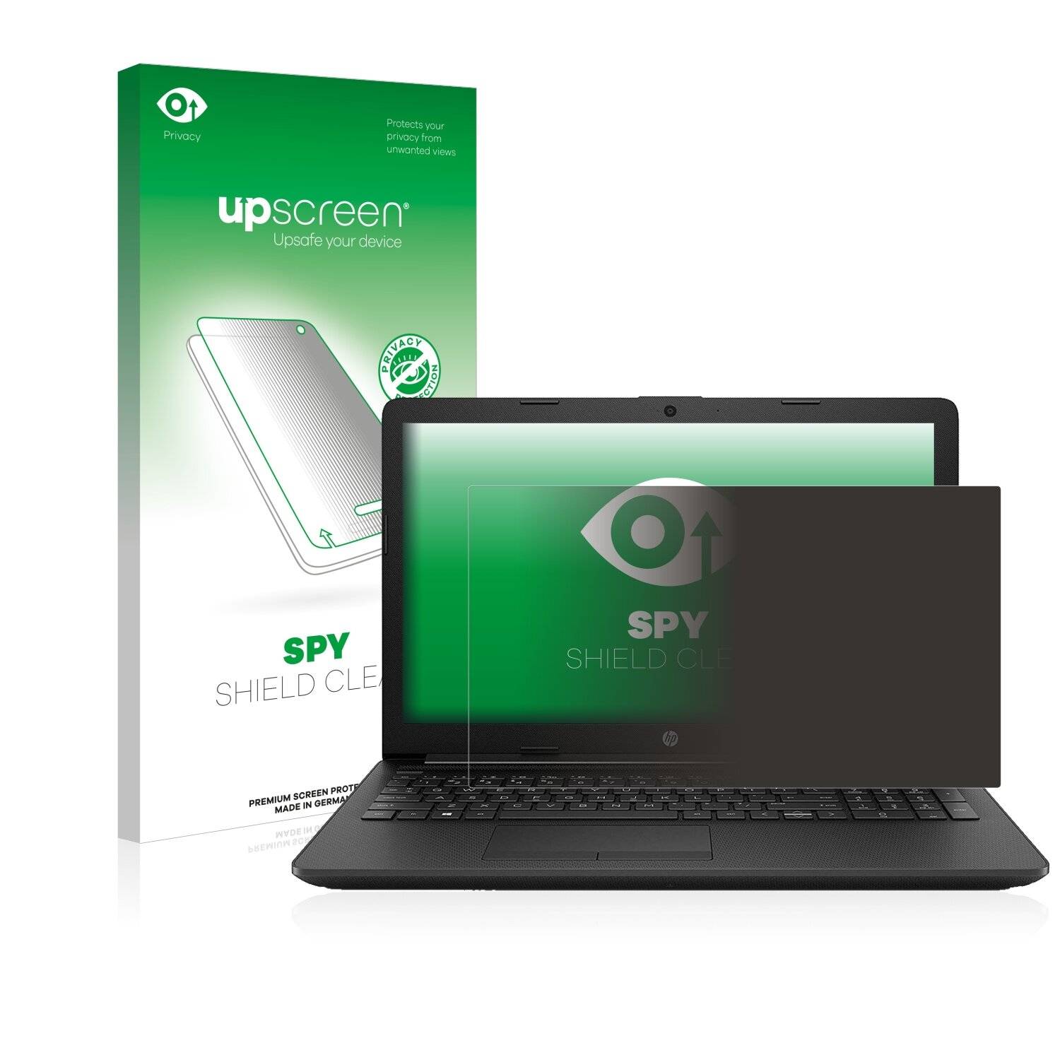 upscreen Spy Shield Clear Premium Blickschutzfolie für HP
