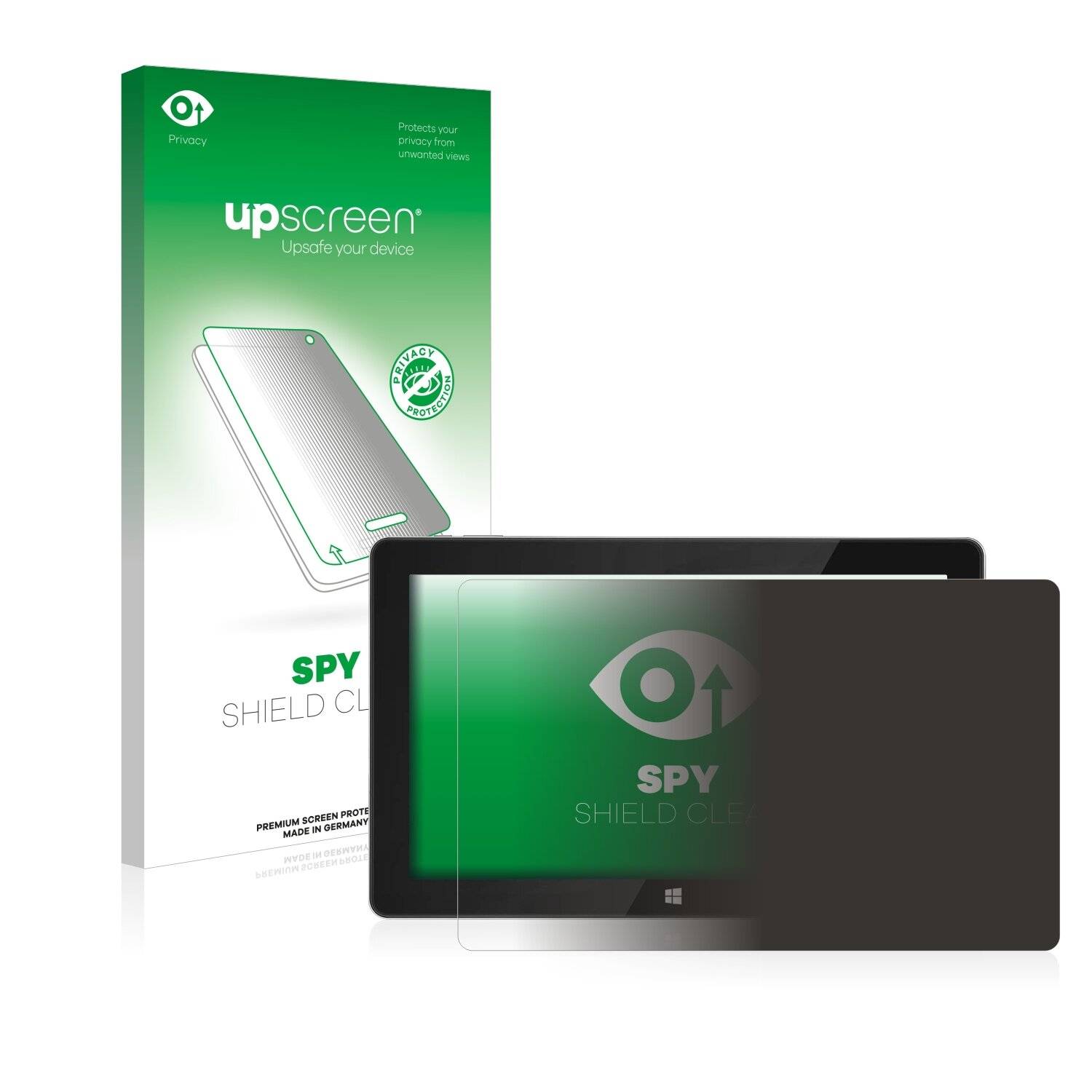 upscreen Spy Shield Clear Premium Blickschutzfolie für Jumper EZpad 6