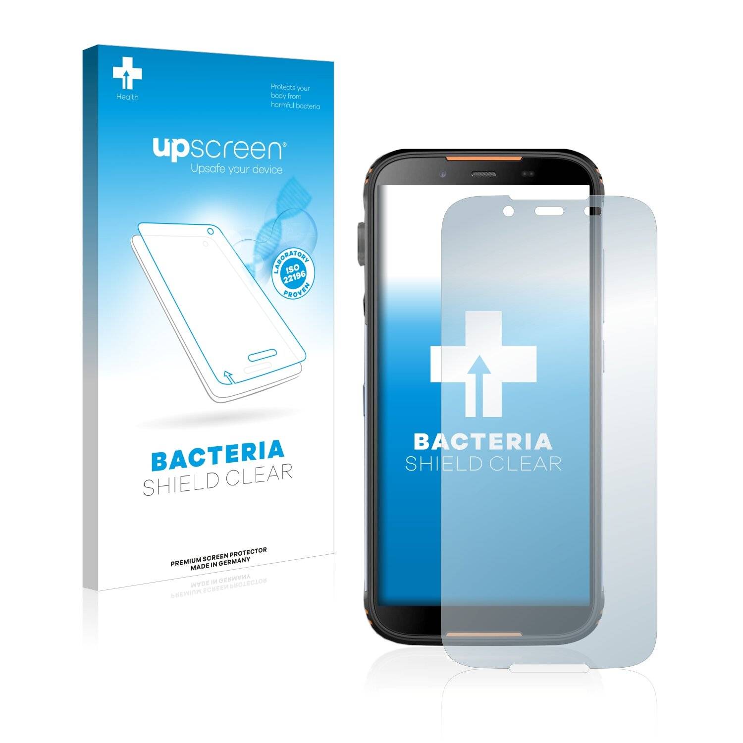 upscreen Bacteria Shield Clear Premium Antibakterielle Displayschutzfolie für Homtom