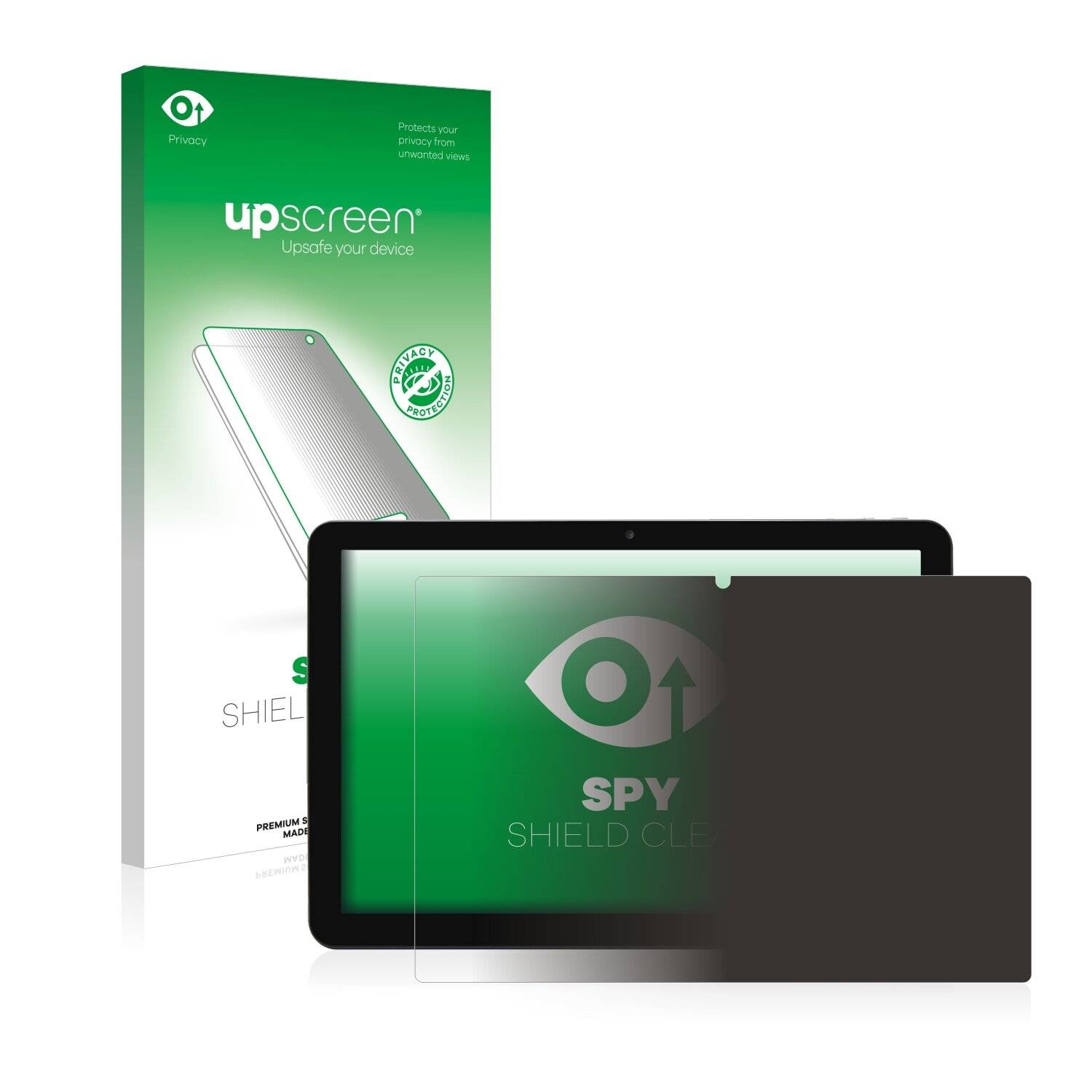 upscreen Spy Shield Clear Premium Blickschutzfolie für Mediacom SmartPad Azimut