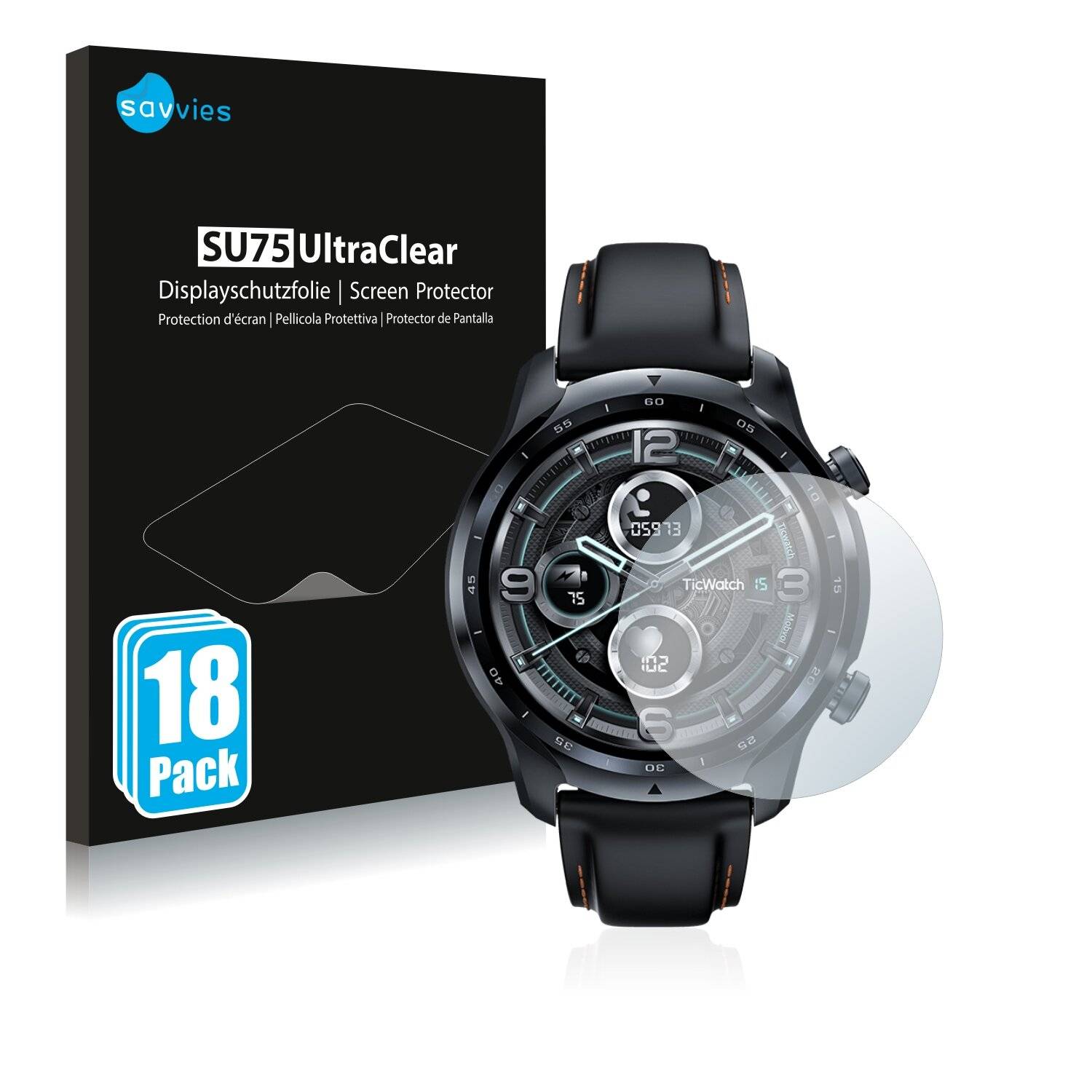 18x Savvies SU75 Displayschutzfolie für Citizen CZ