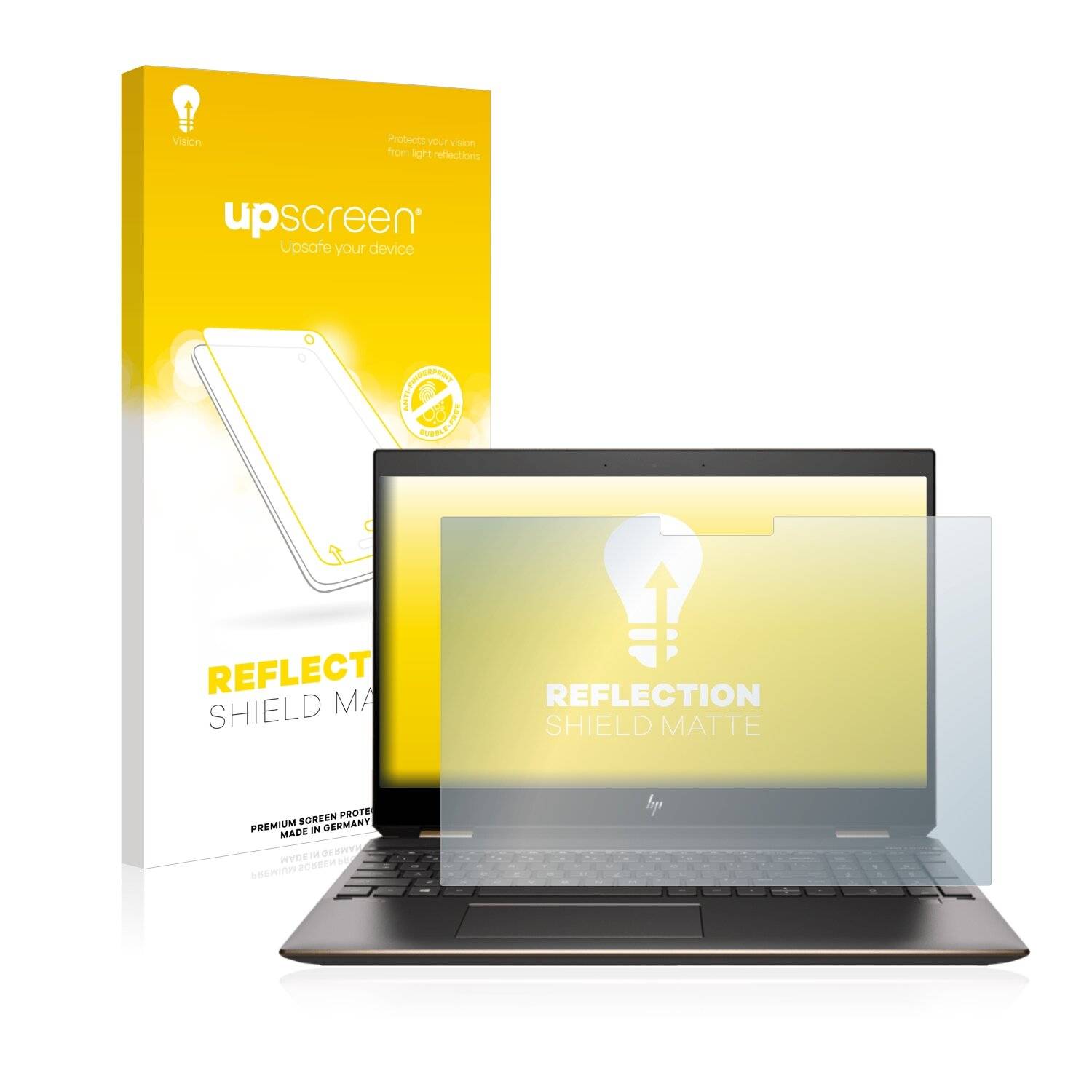upscreen Reflection Shield Matte Premium Displayschutzfolie für HP Spectre x360
