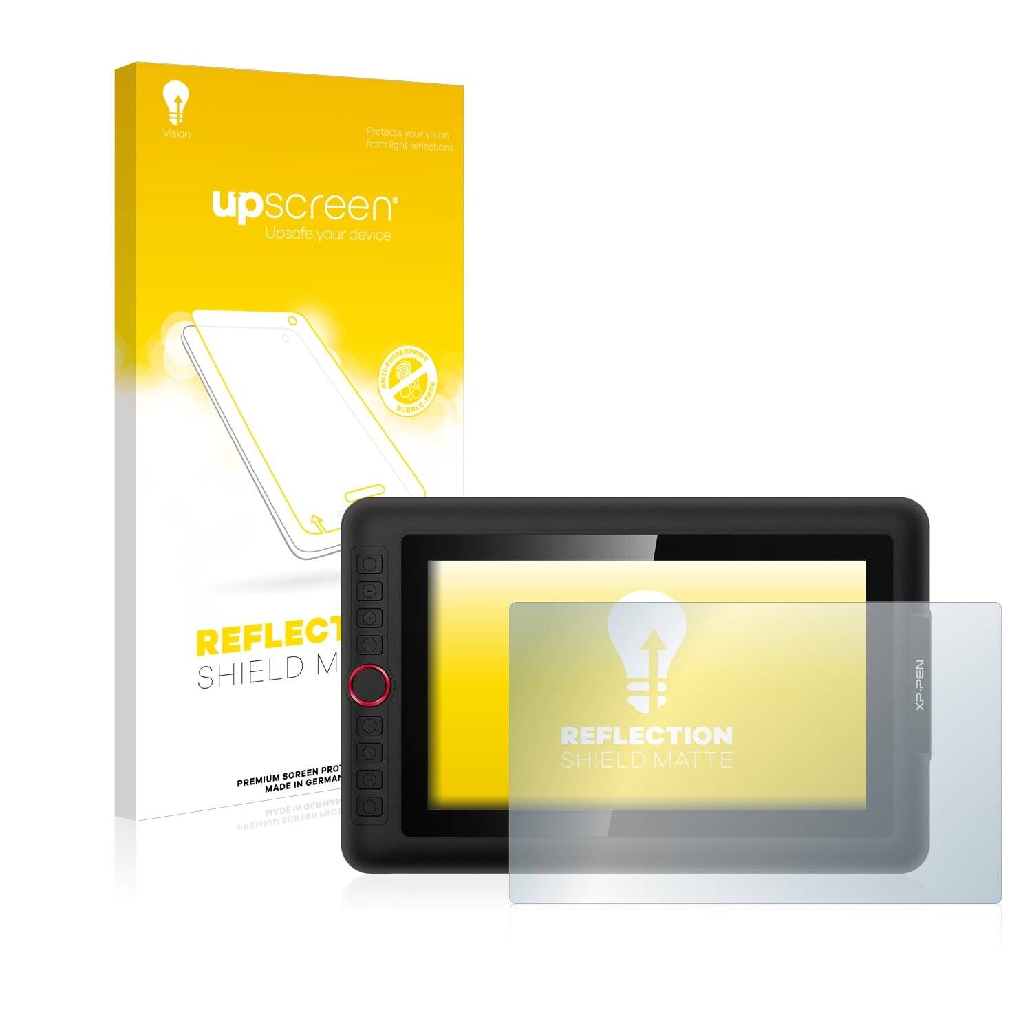 upscreen Reflection Shield Matte Premium Displayschutzfolie für XP-Pen Artist 12