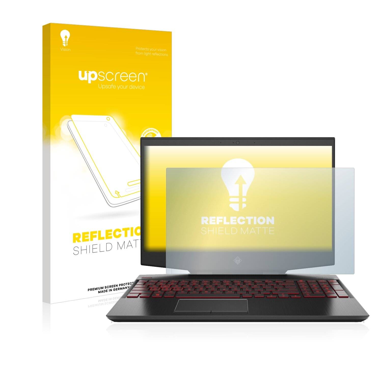upscreen Reflection Shield Matte Premium Displayschutzfolie für HP Omen