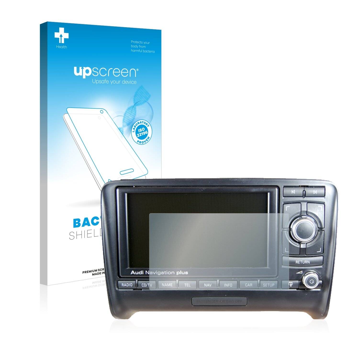 upscreen Bacteria Shield Clear Premium Antibakterielle Displayschutzfolie für Audi TT 8J