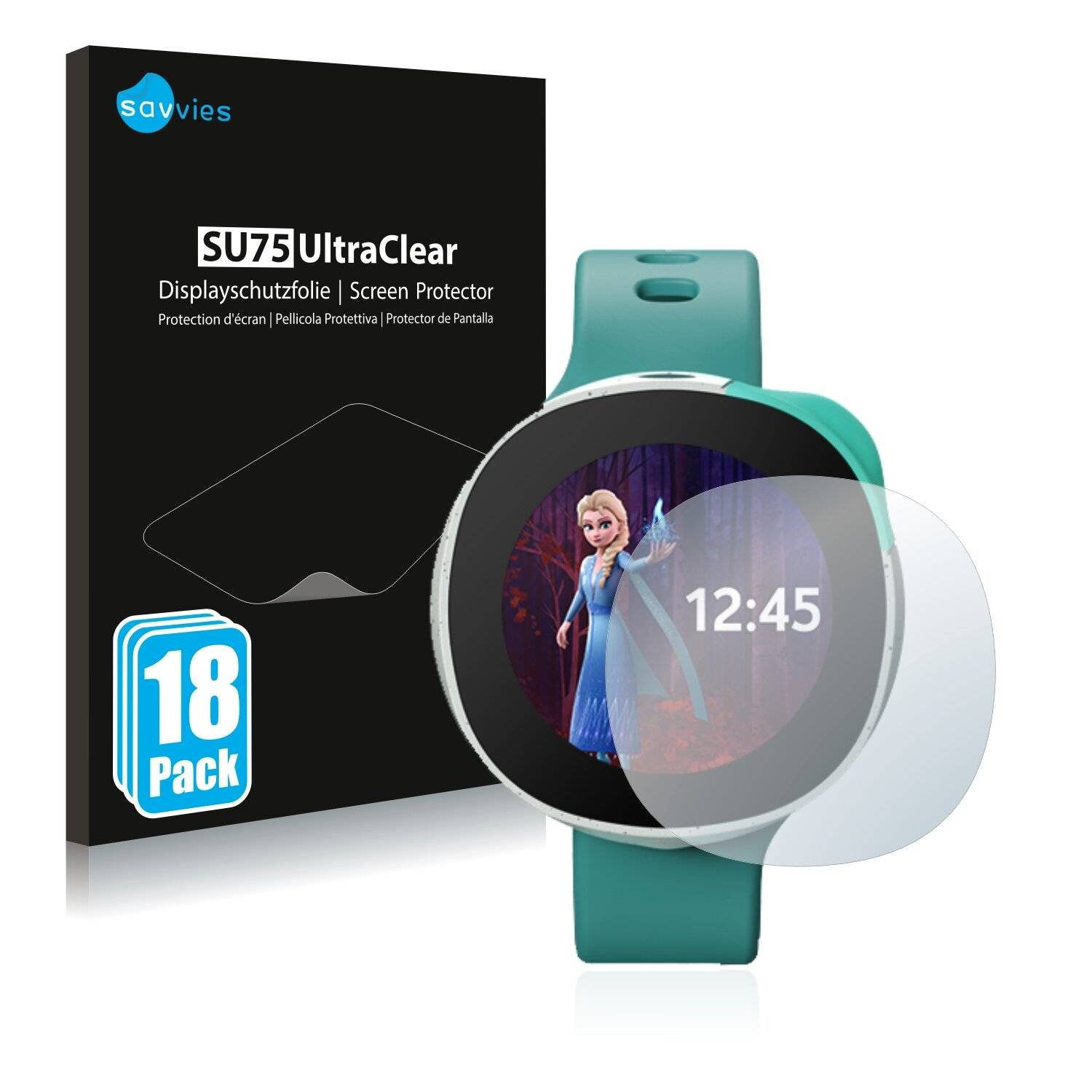 18x Savvies SU75 Displayschutzfolie für Vodafone