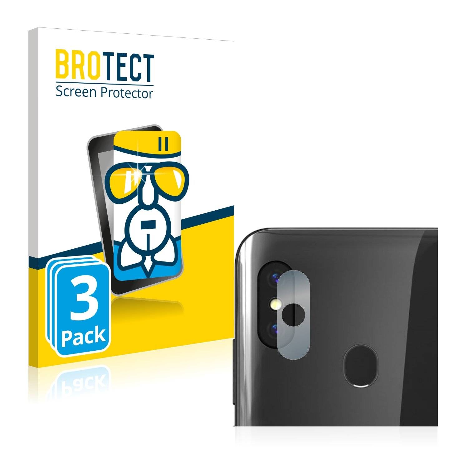 3x BROTECT AirGlass Schutzglas Folie für Gigaset GS290 (NUR