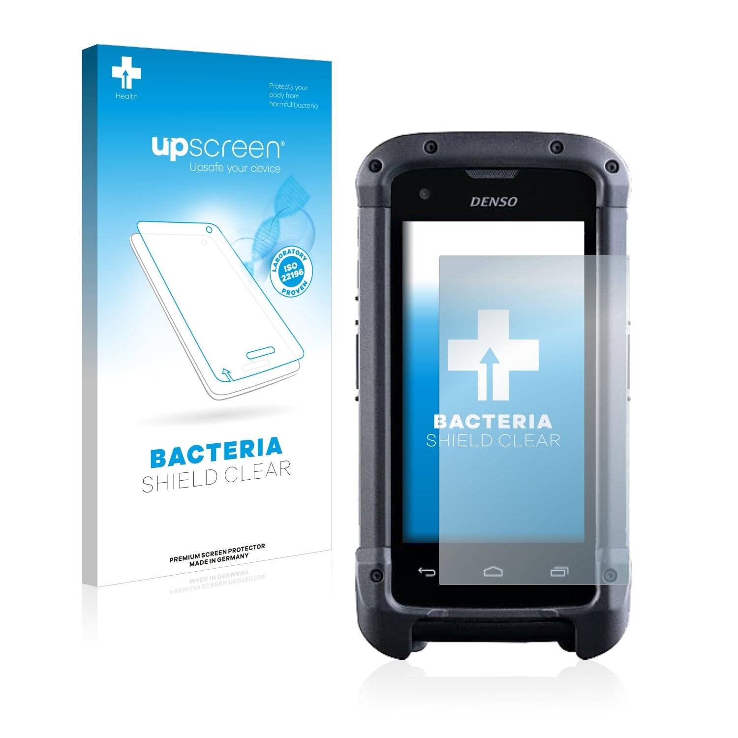 upscreen Bacteria Shield Clear Premium Antibakterielle Displayschutzfolie für Denso Denso