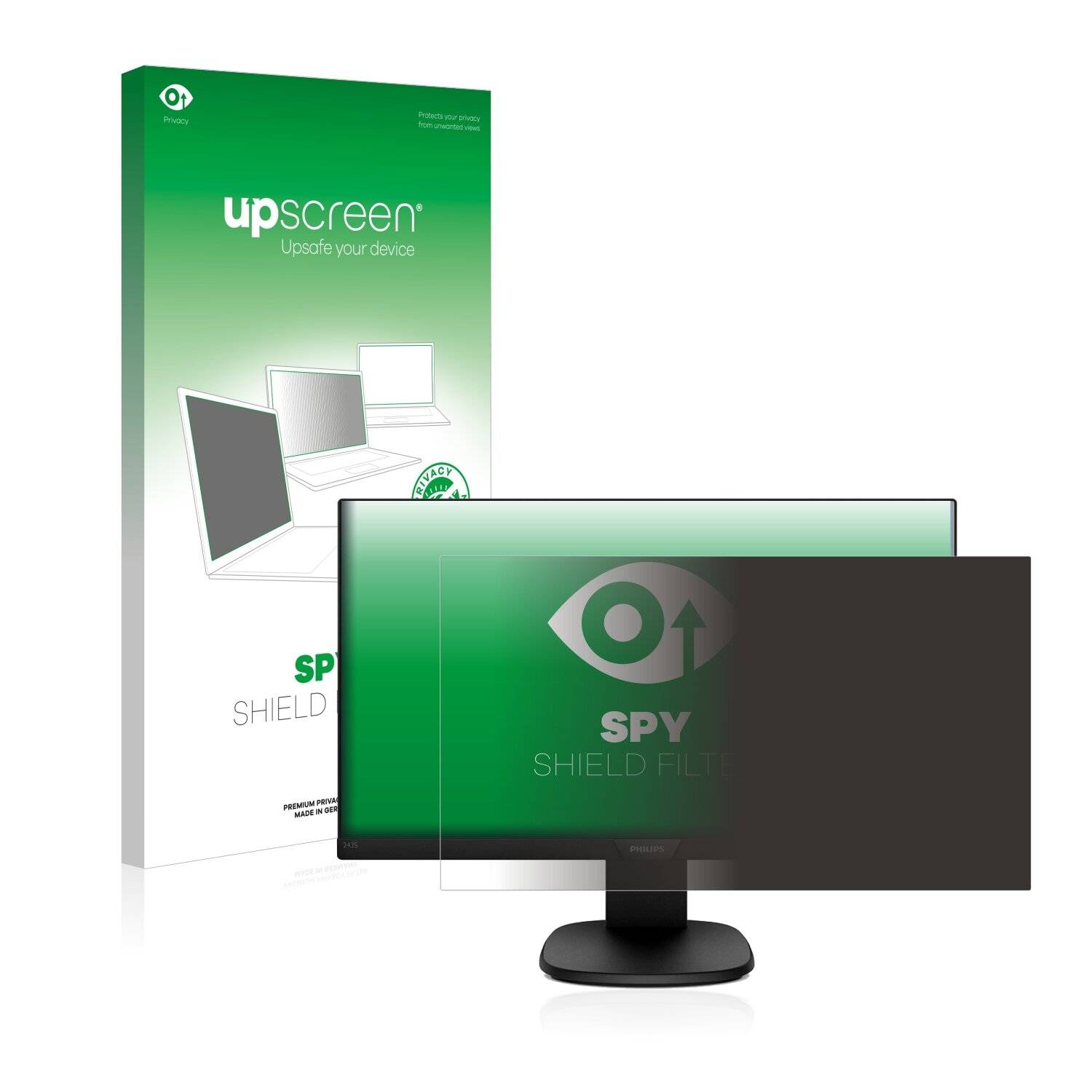 upscreen Spy Shield Filter Premium Blickschutzfilter für Philips