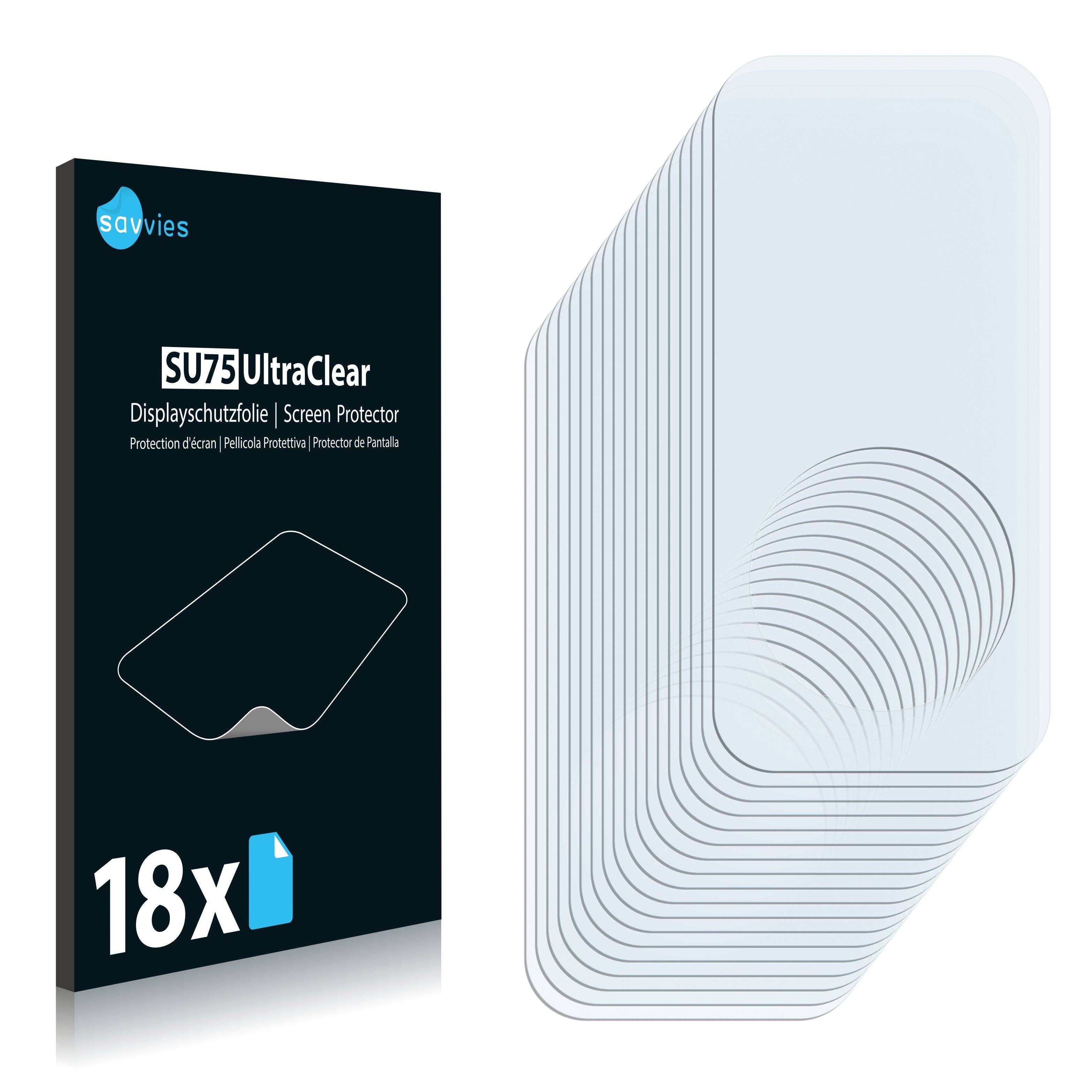 18x Savvies SU75 Displayschutzfolie für Samsung Galaxy Tab Active 2 (NUR