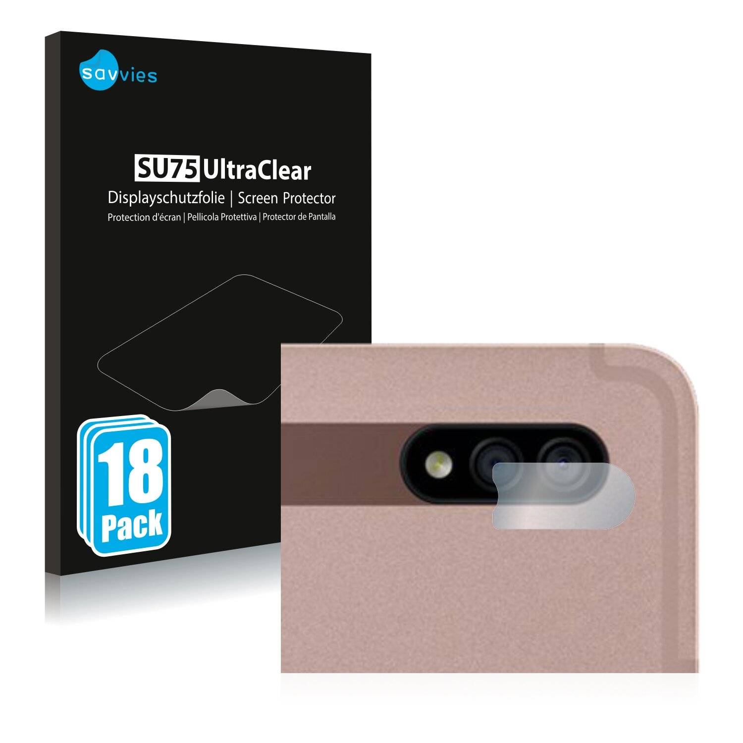 18x Savvies SU75 Displayschutzfolie für Samsung Galaxy Tab S7 LTE 2020 (NUR