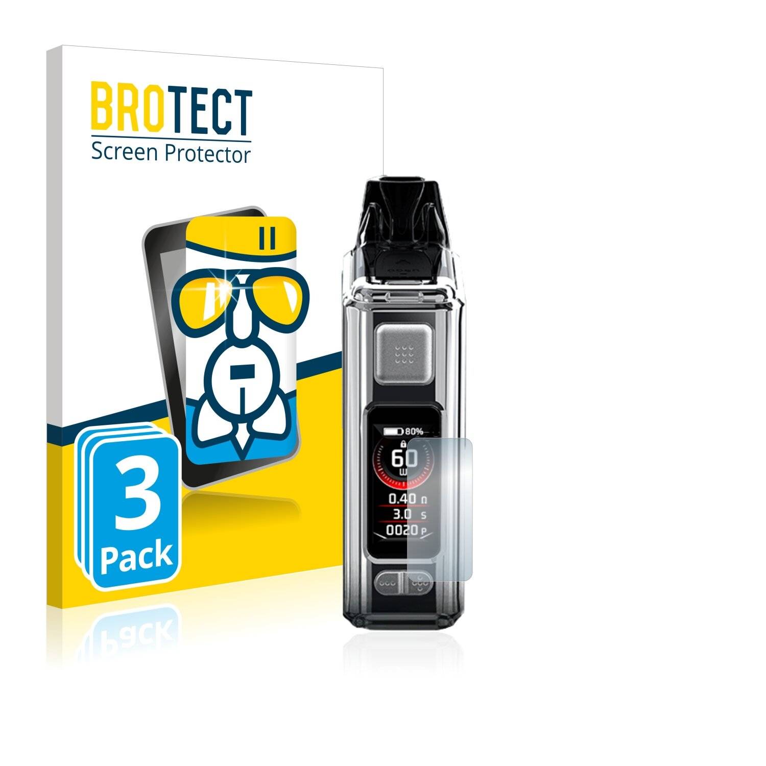 3x BROTECT AirGlass Schutzglas Folie für Joyetech