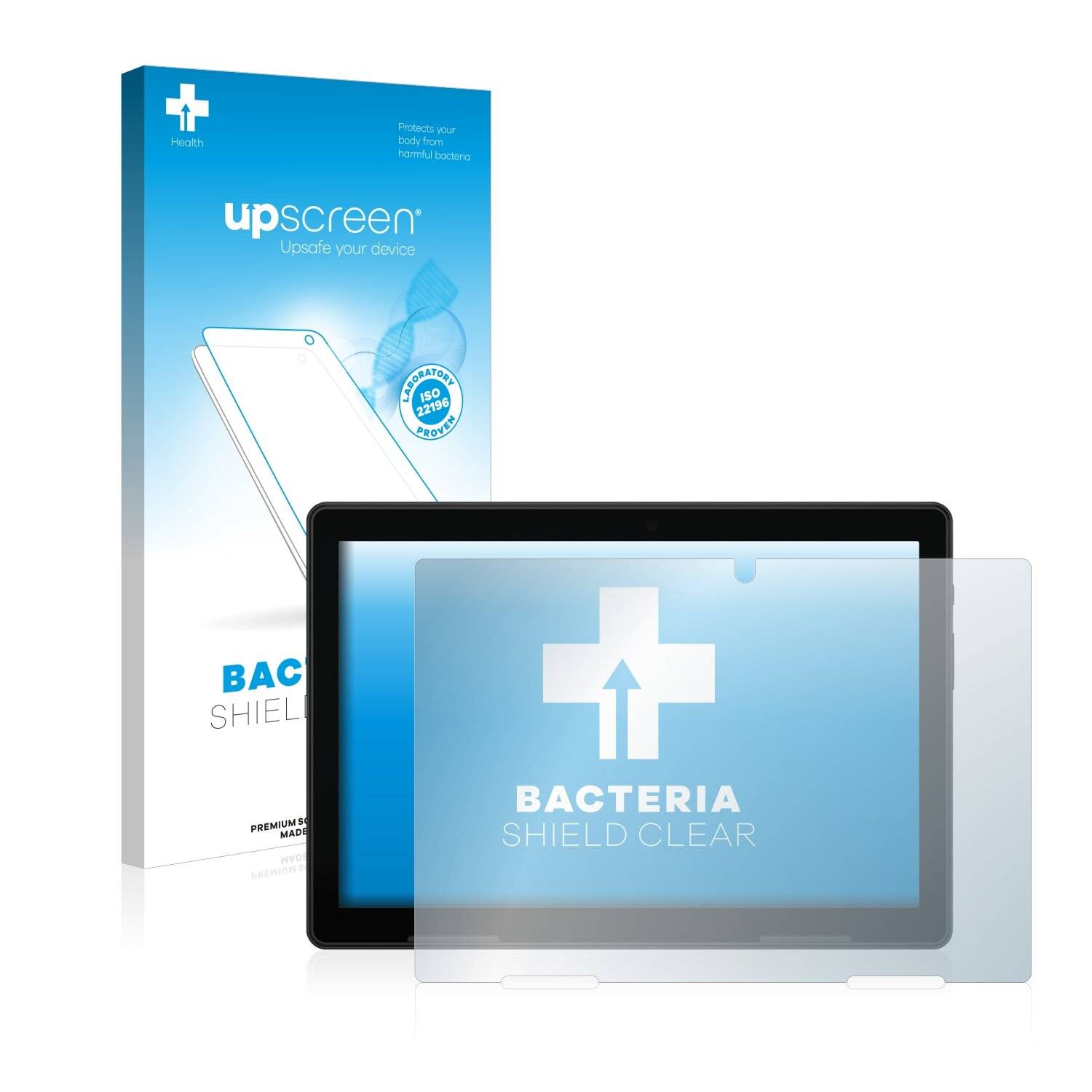 upscreen Bacteria Shield Clear Premium Antibakterielle Displayschutzfolie für Medion Lifetab