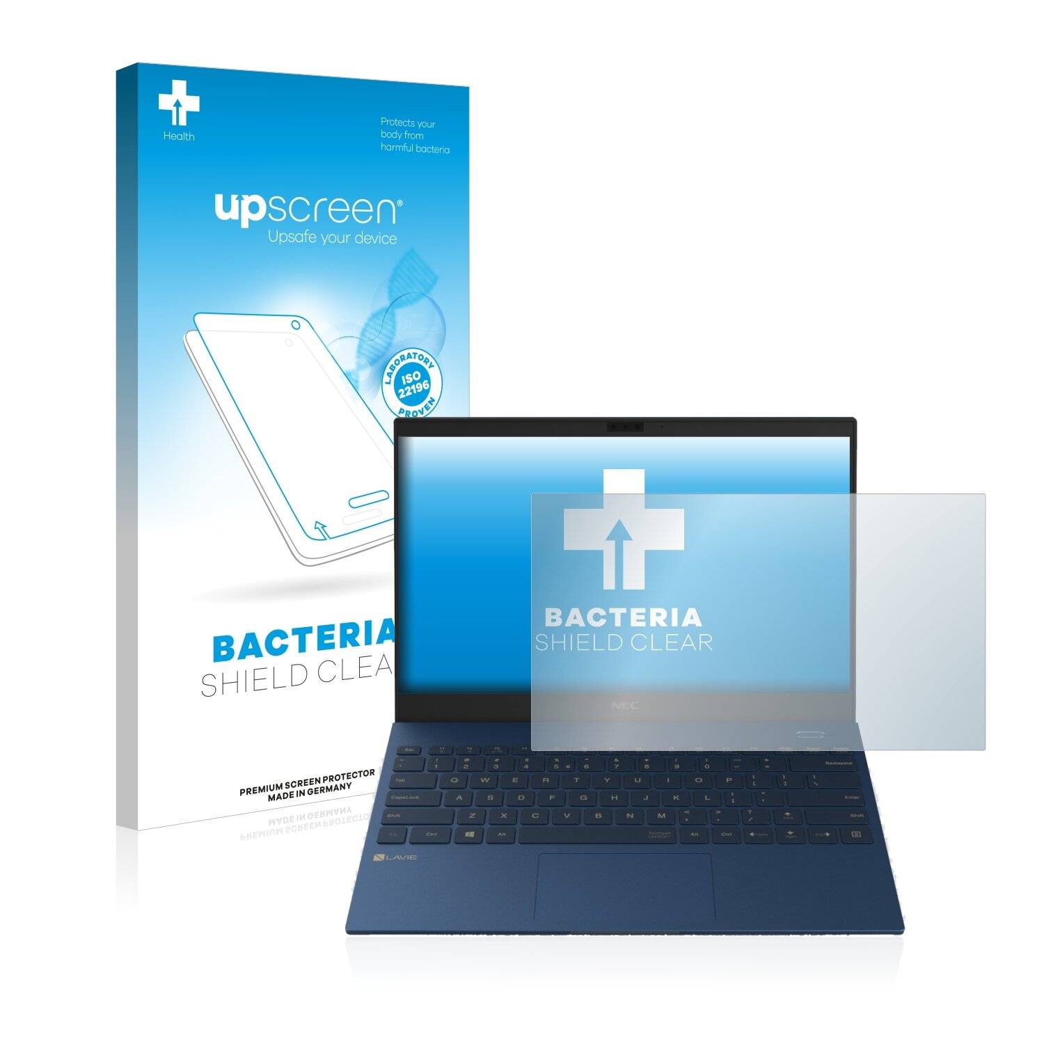 upscreen Bacteria Shield Clear Premium Antibakterielle Displayschutzfolie für Lenovo Nec