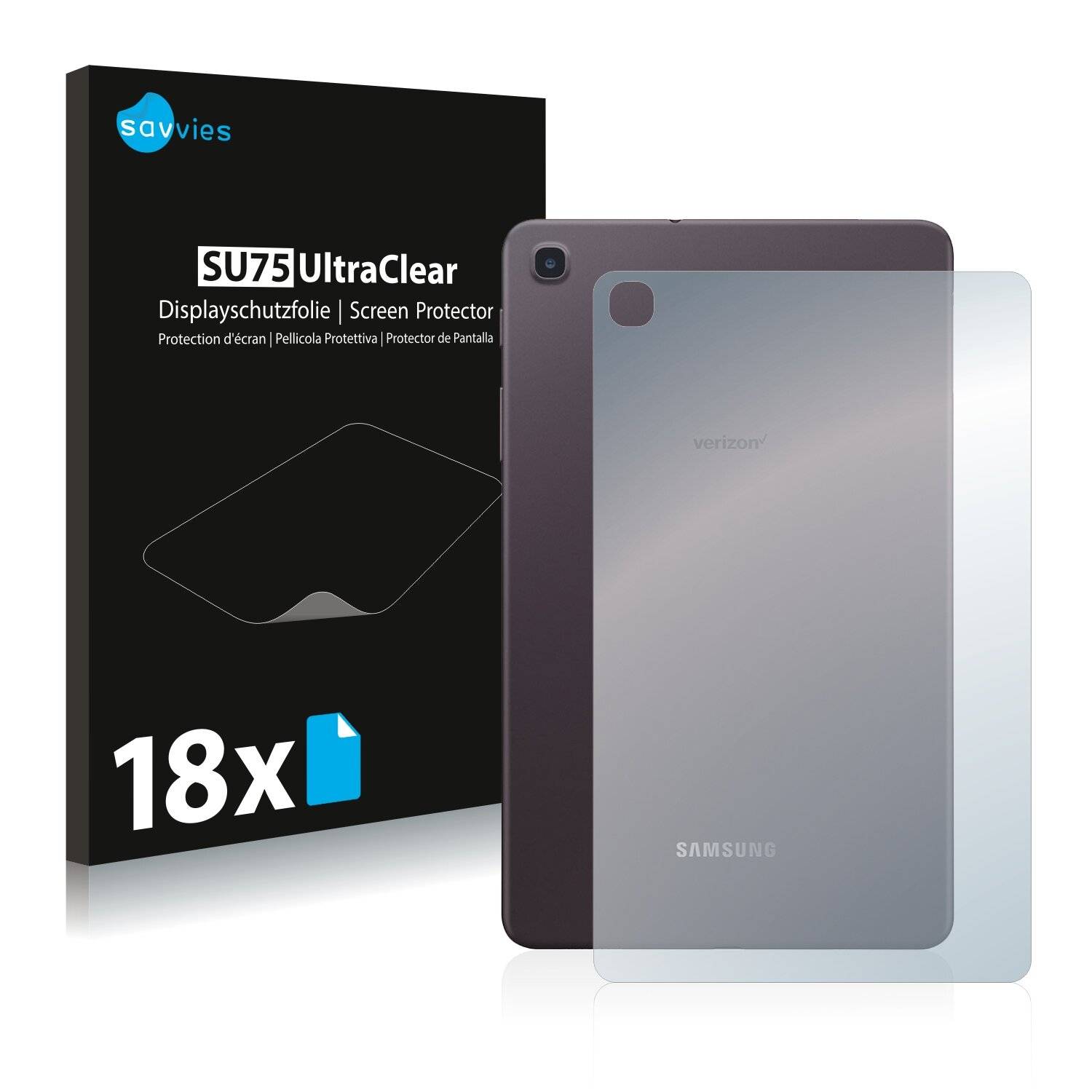 18x Savvies SU75 Displayschutzfolie für Samsung Galaxy Tab A 8.4 2020