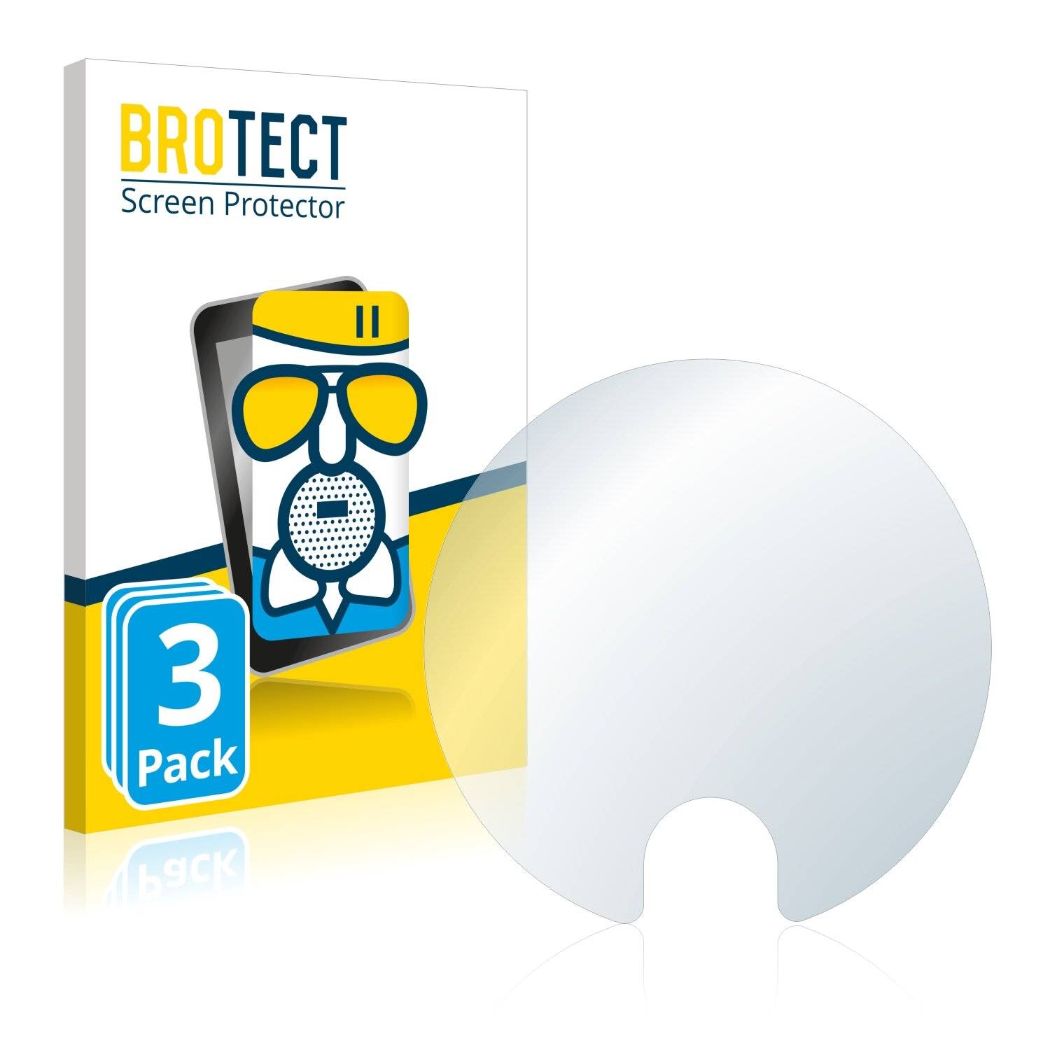3x BROTECT AirGlass Matte Schutzglas Folie für Dyson V11