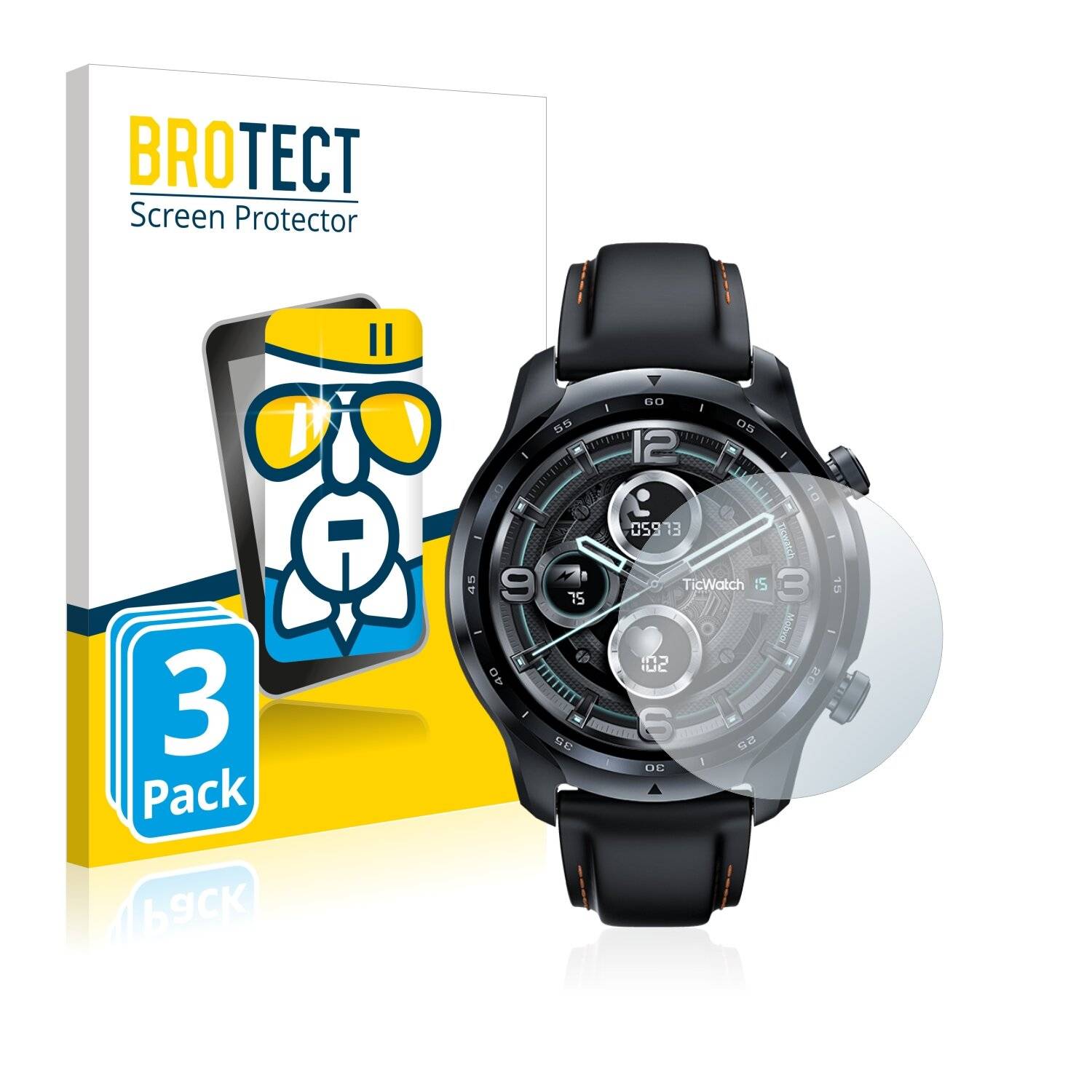 3x BROTECT AirGlass Schutzglas Folie für Citizen CZ
