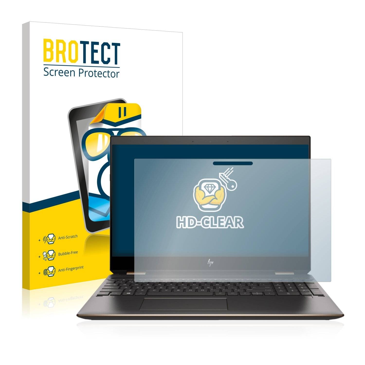 BROTECT HD-Clear Displayschutzfolie für HP Spectre X360