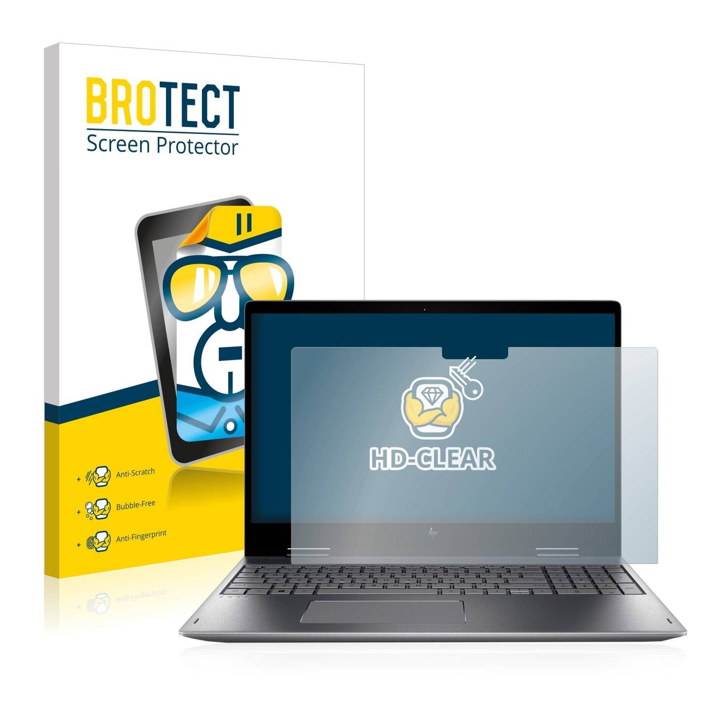 BROTECT HD-Clear Displayschutzfolie für HP Envy x360