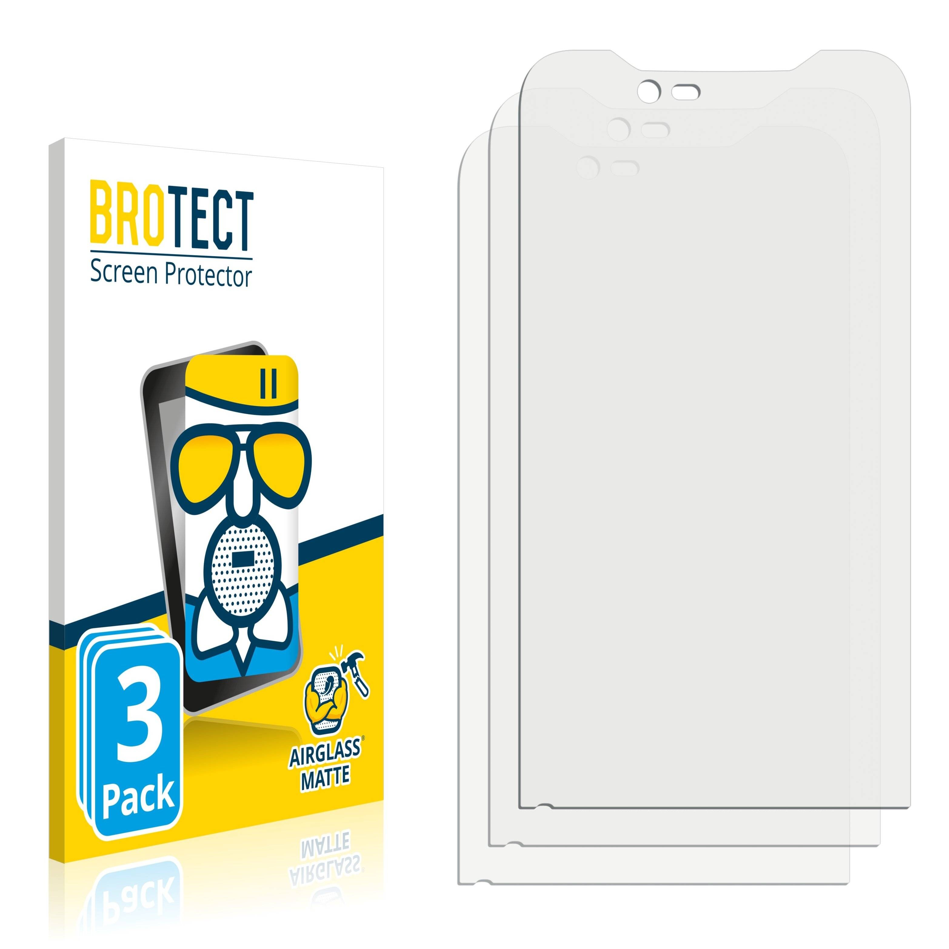 3x BROTECT AirGlass Matte Schutzglas Folie für Logic Instruments UT