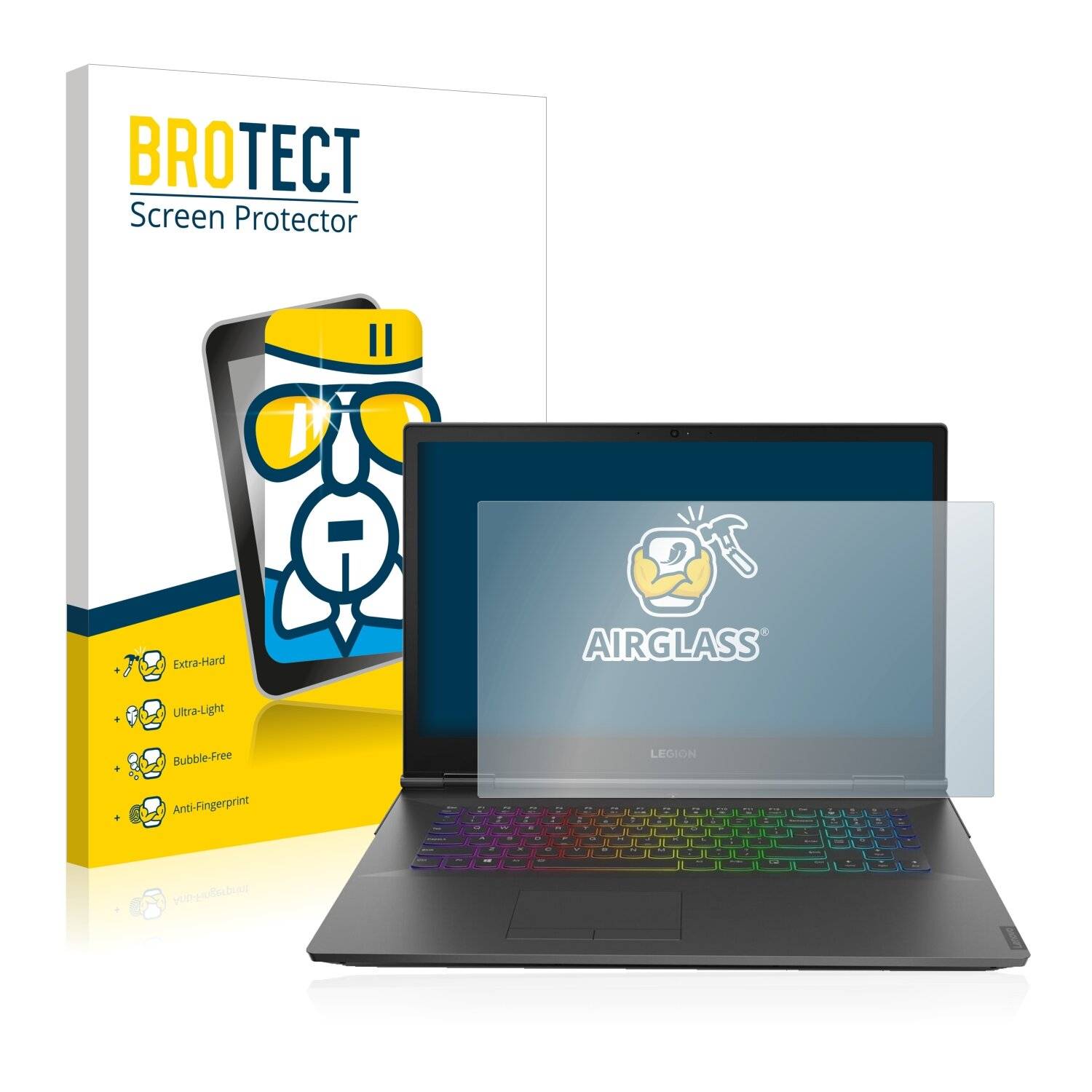 BROTECT AirGlass Schutzglas Folie für Lenovo Legion Y740