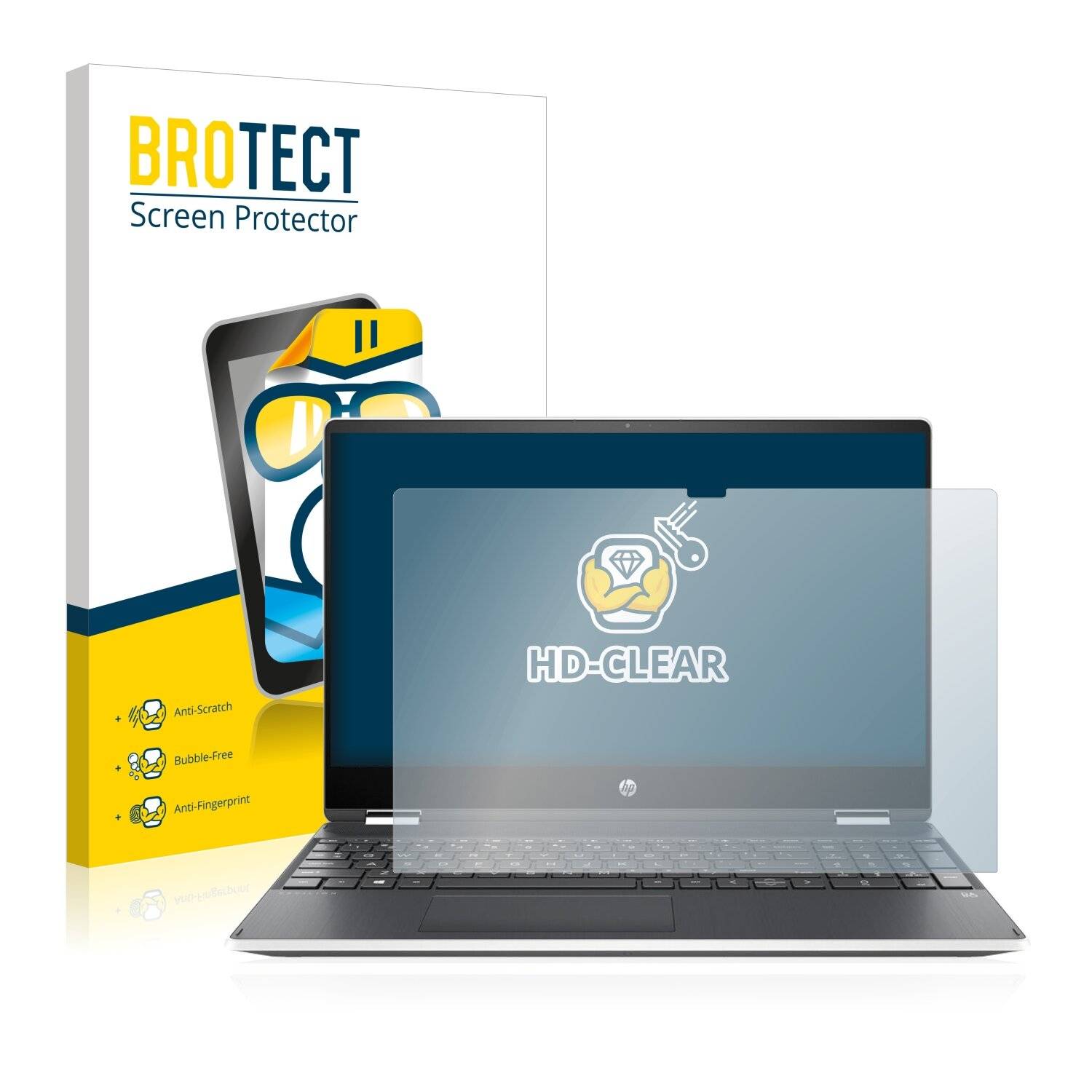 BROTECT HD-Clear Displayschutzfolie für HP Pavilion x360
