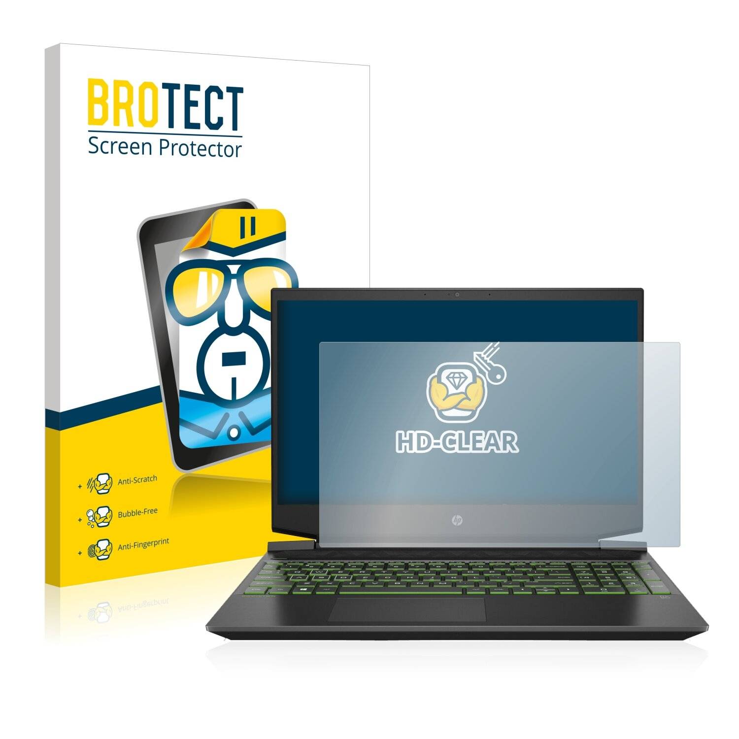 BROTECT HD-Clear Displayschutzfolie für HP Pavilion
