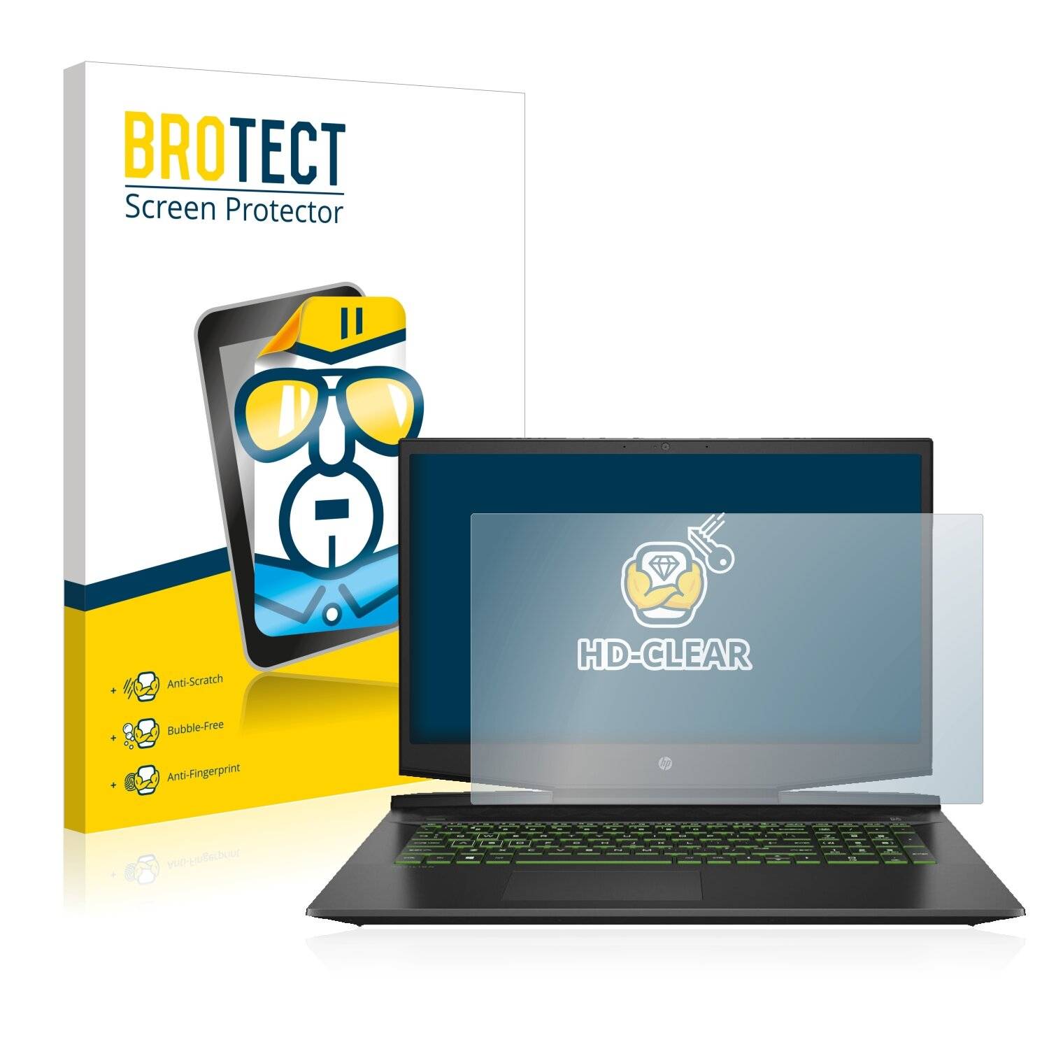 BROTECT HD-Clear Displayschutzfolie für HP Pavilion