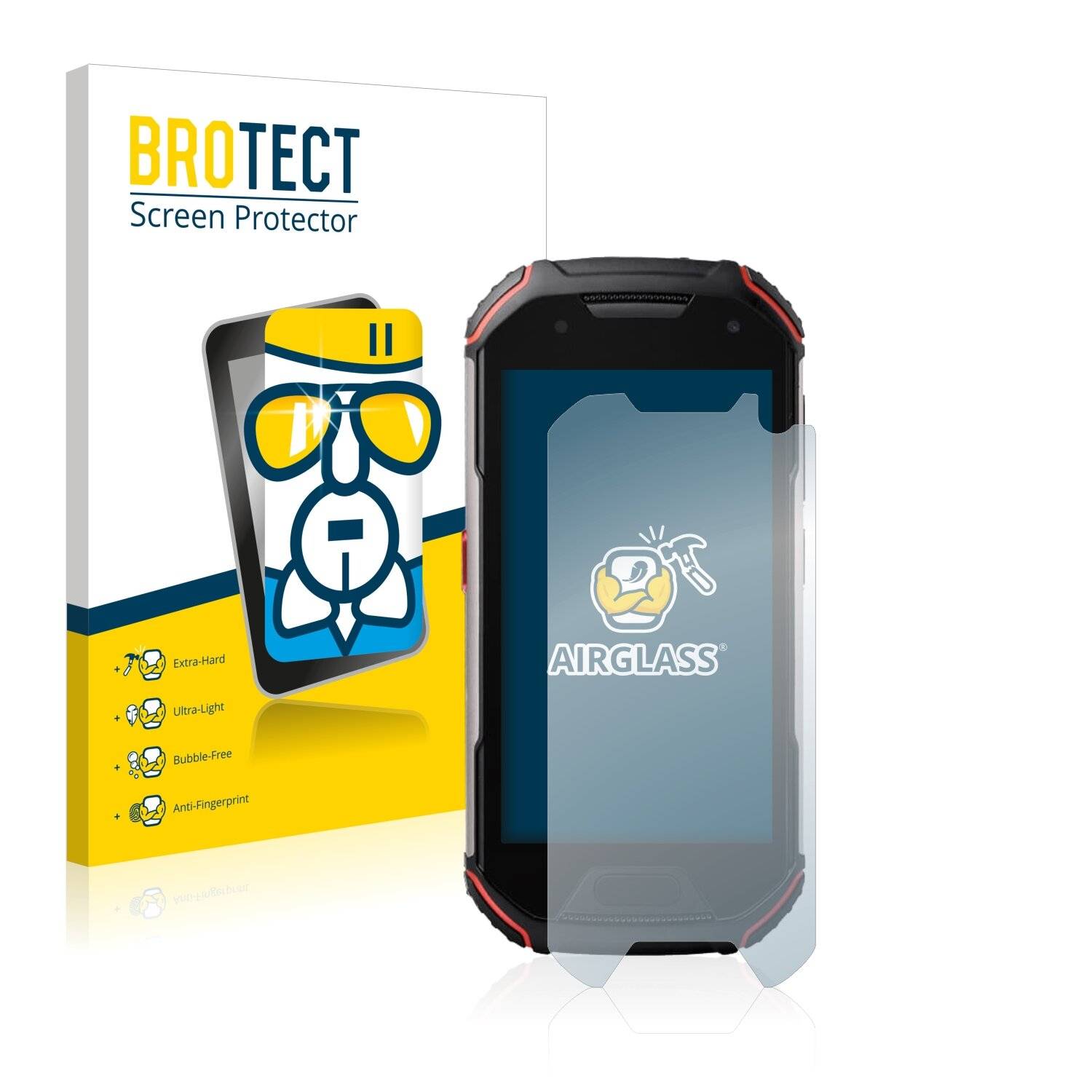 BROTECT AirGlass Schutzglas Folie für Unihertz Altom