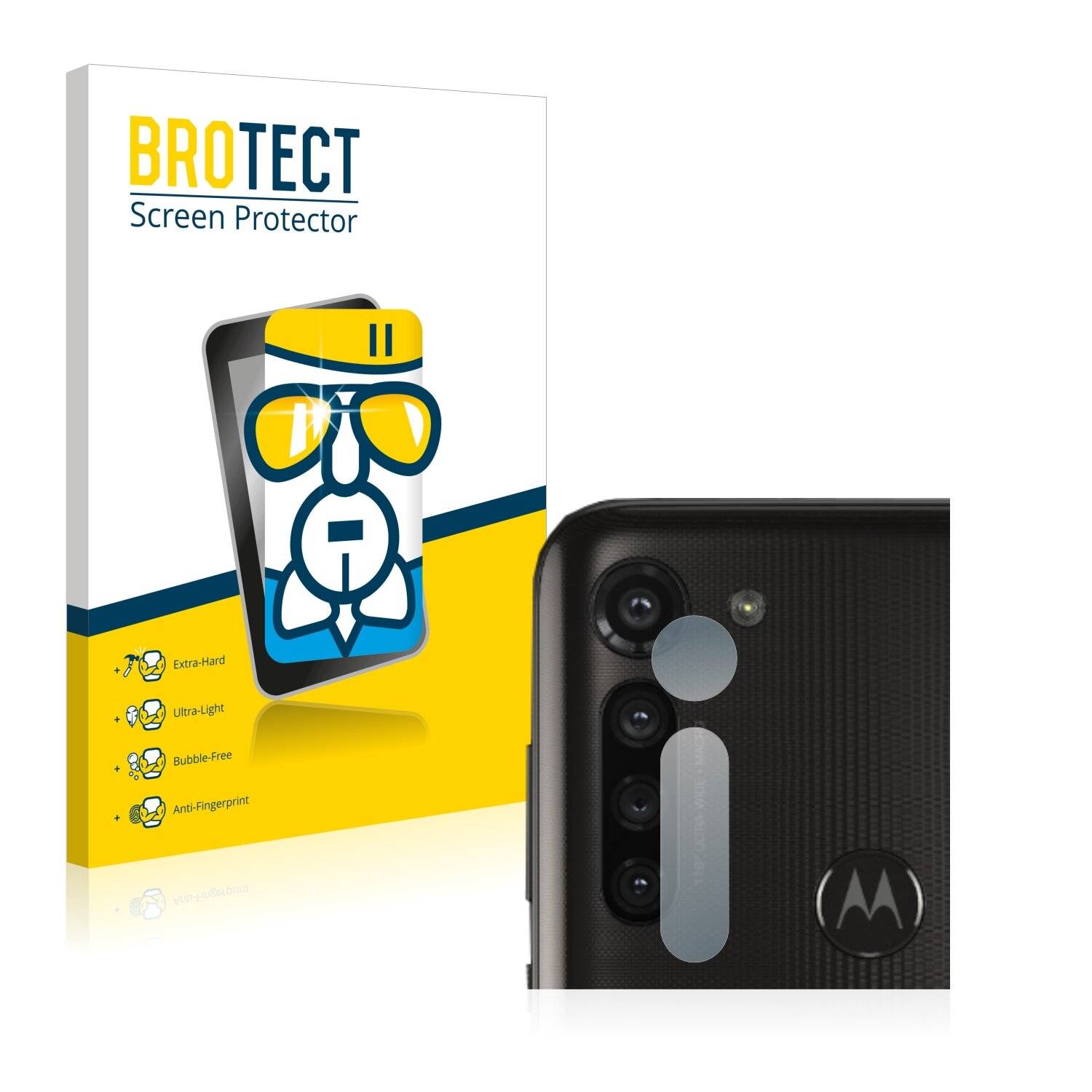 BROTECT AirGlass Schutzglas Folie für Motorola Moto G8 Power (NUR