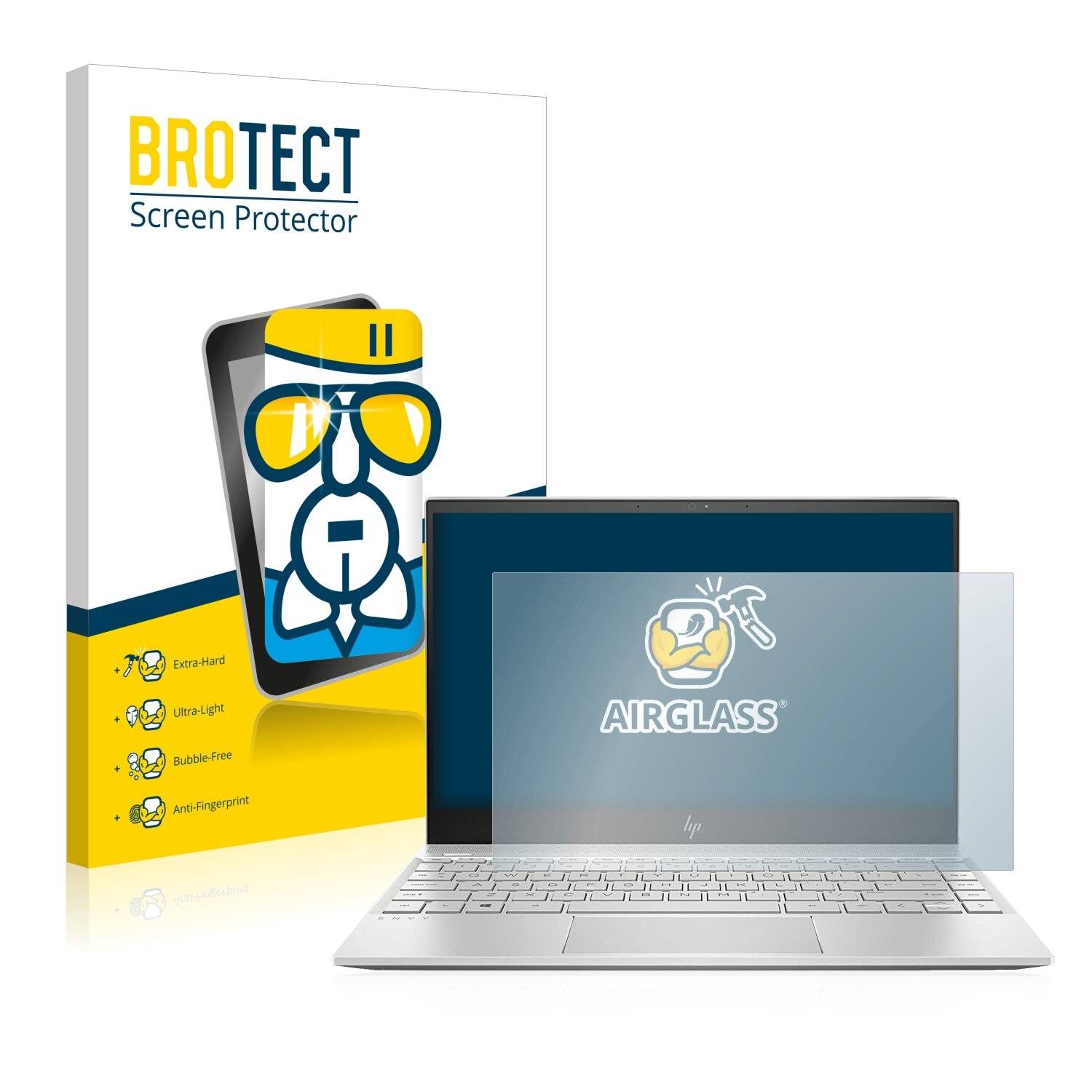 BROTECT AirGlass Schutzglas Folie für HP Envy