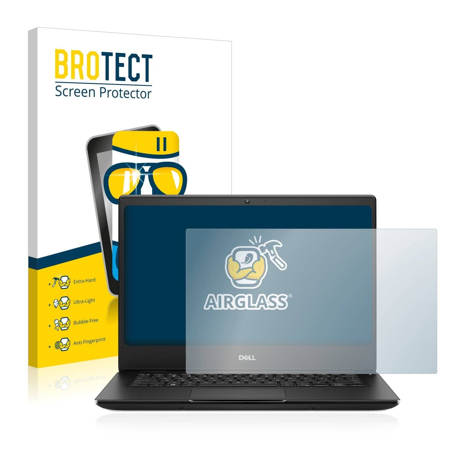 BROTECT AirGlass Schutzglas Folie für Dell Latitude