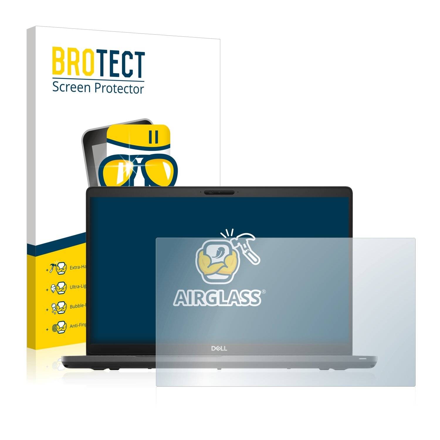 BROTECT AirGlass Schutzglas Folie für Dell Latitude