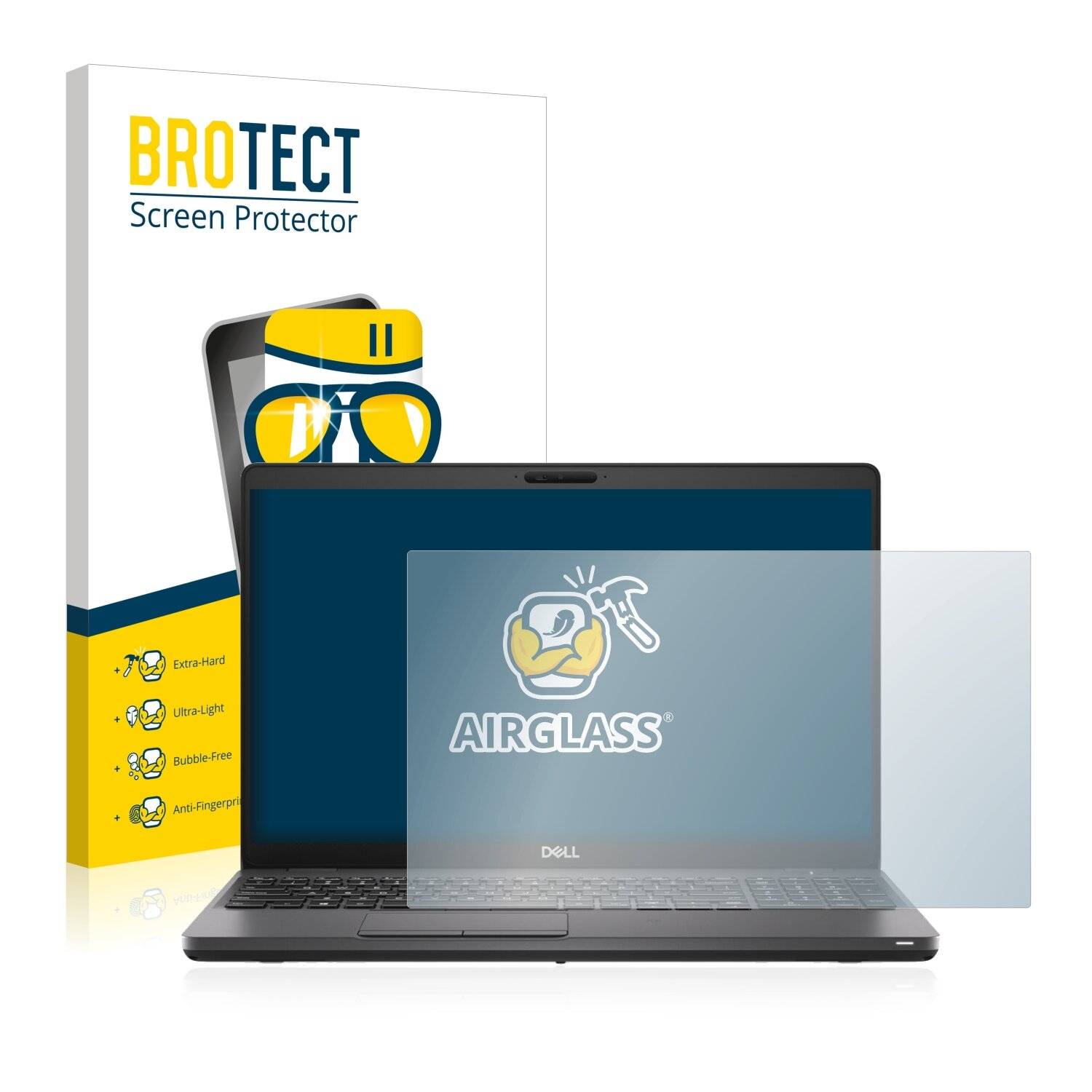 BROTECT AirGlass Schutzglas Folie für Dell Precision