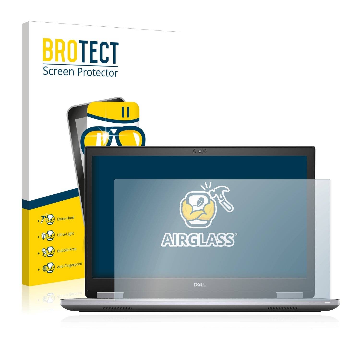 BROTECT AirGlass Schutzglas Folie für Dell Precision 7740