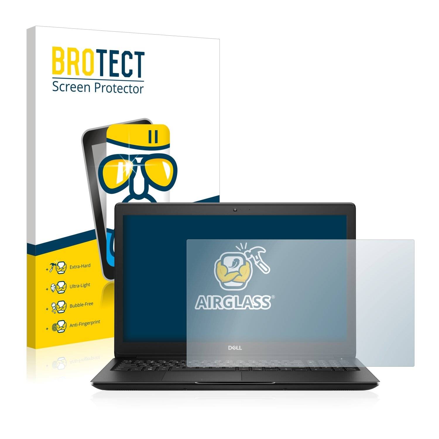 BROTECT AirGlass Schutzglas Folie für Dell Latitude