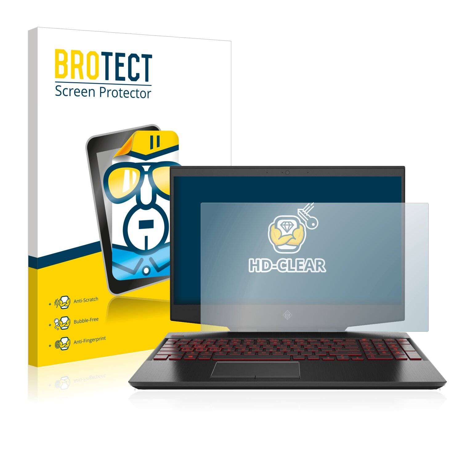 BROTECT HD-Clear Displayschutzfolie für HP Omen