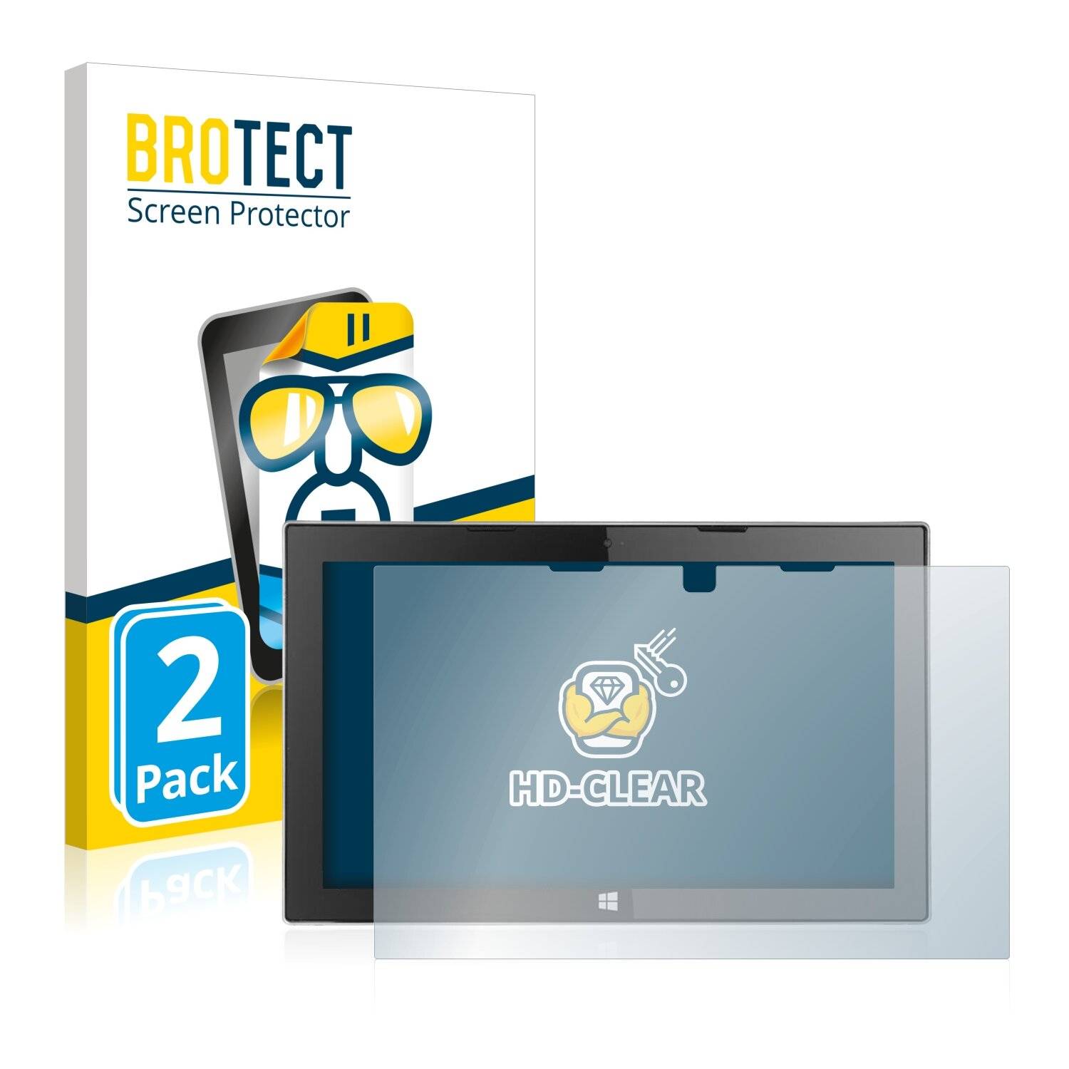 2x BROTECT HD-Clear Displayschutzfolie für Jumper Ezpad