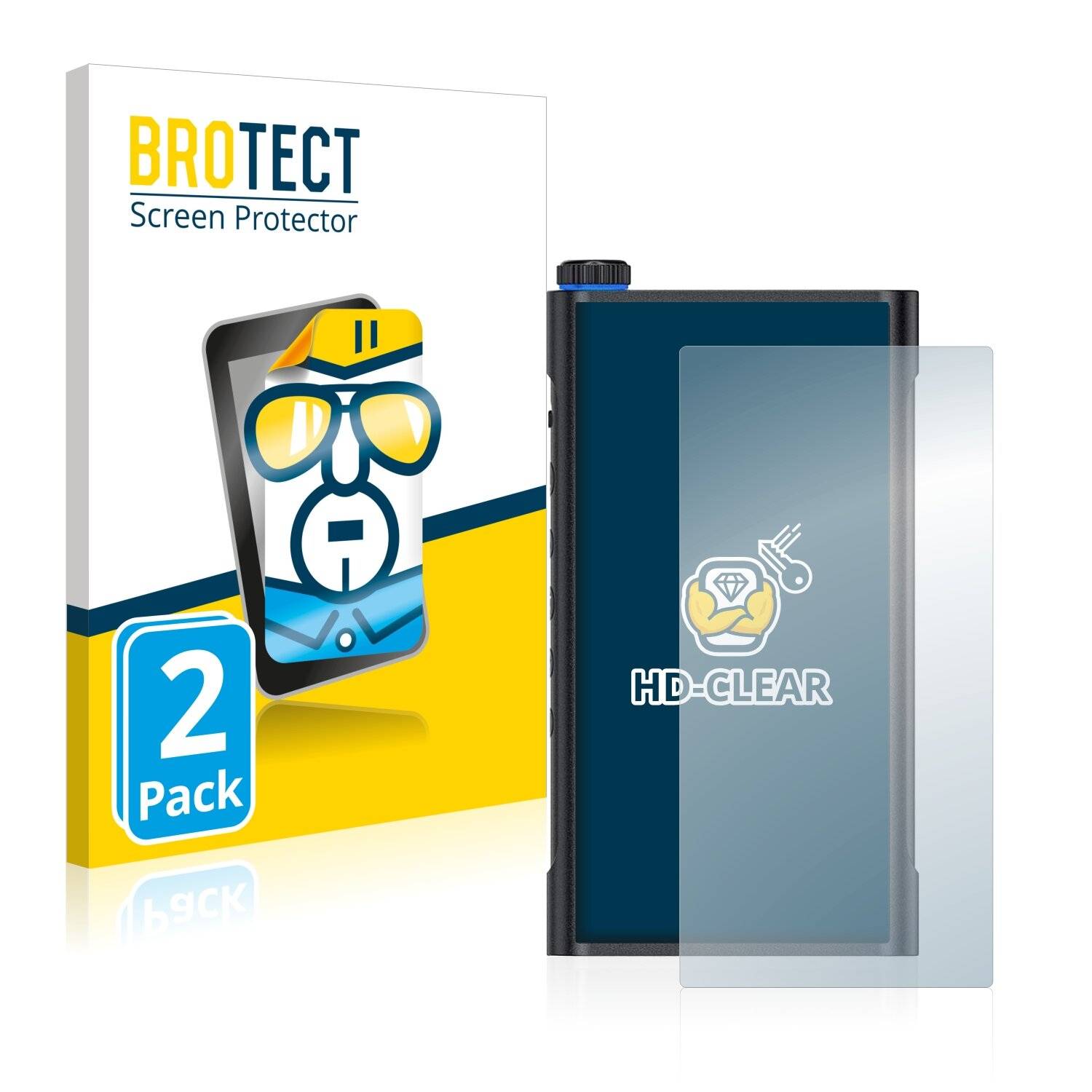 2x BROTECT HD-Clear Displayschutzfolie für FiiO