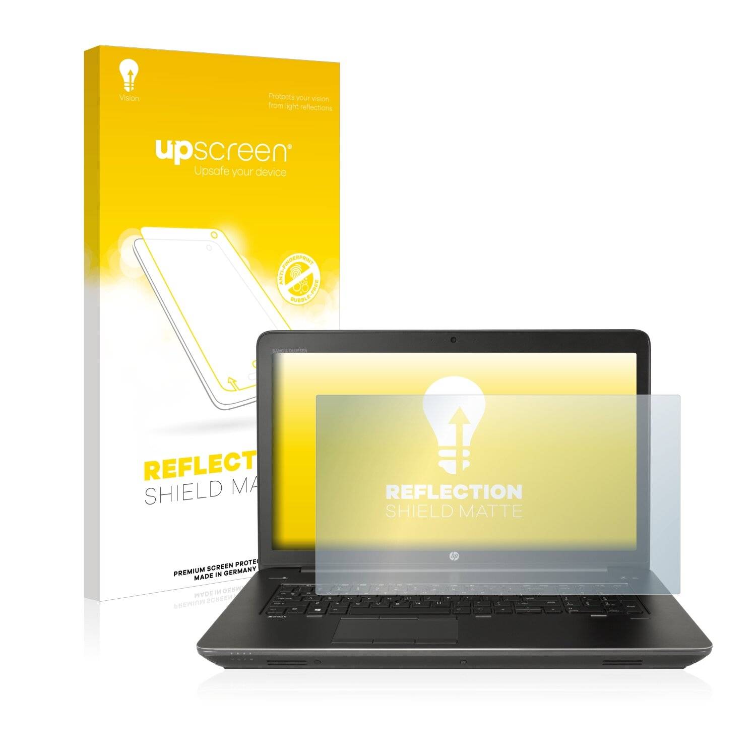 upscreen Reflection Shield Matte Premium Displayschutzfolie für HP
