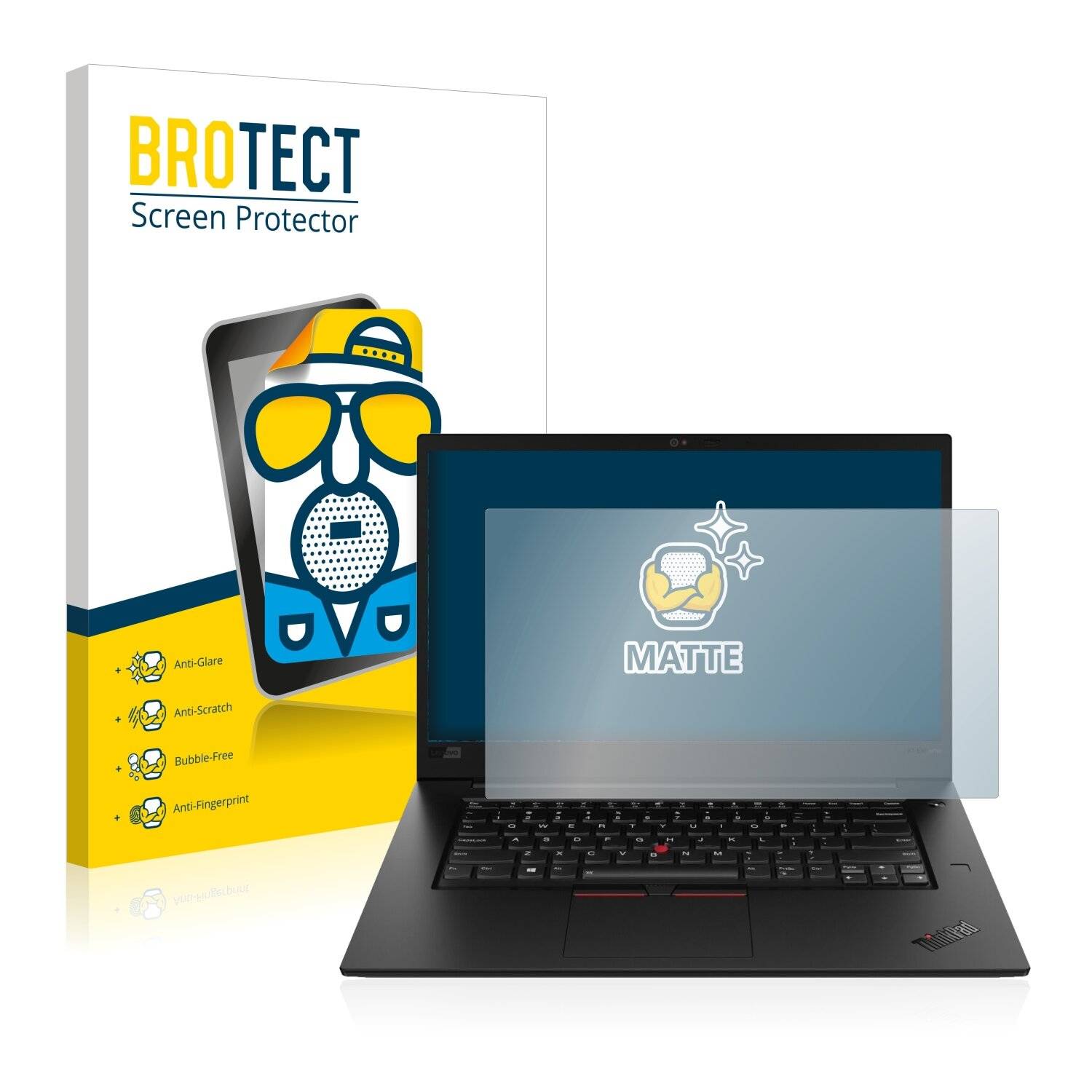 BROTECT Matte Displayschutzfolie für Lenovo ThinkPad X1 Extreme 15 (2. Generation) -