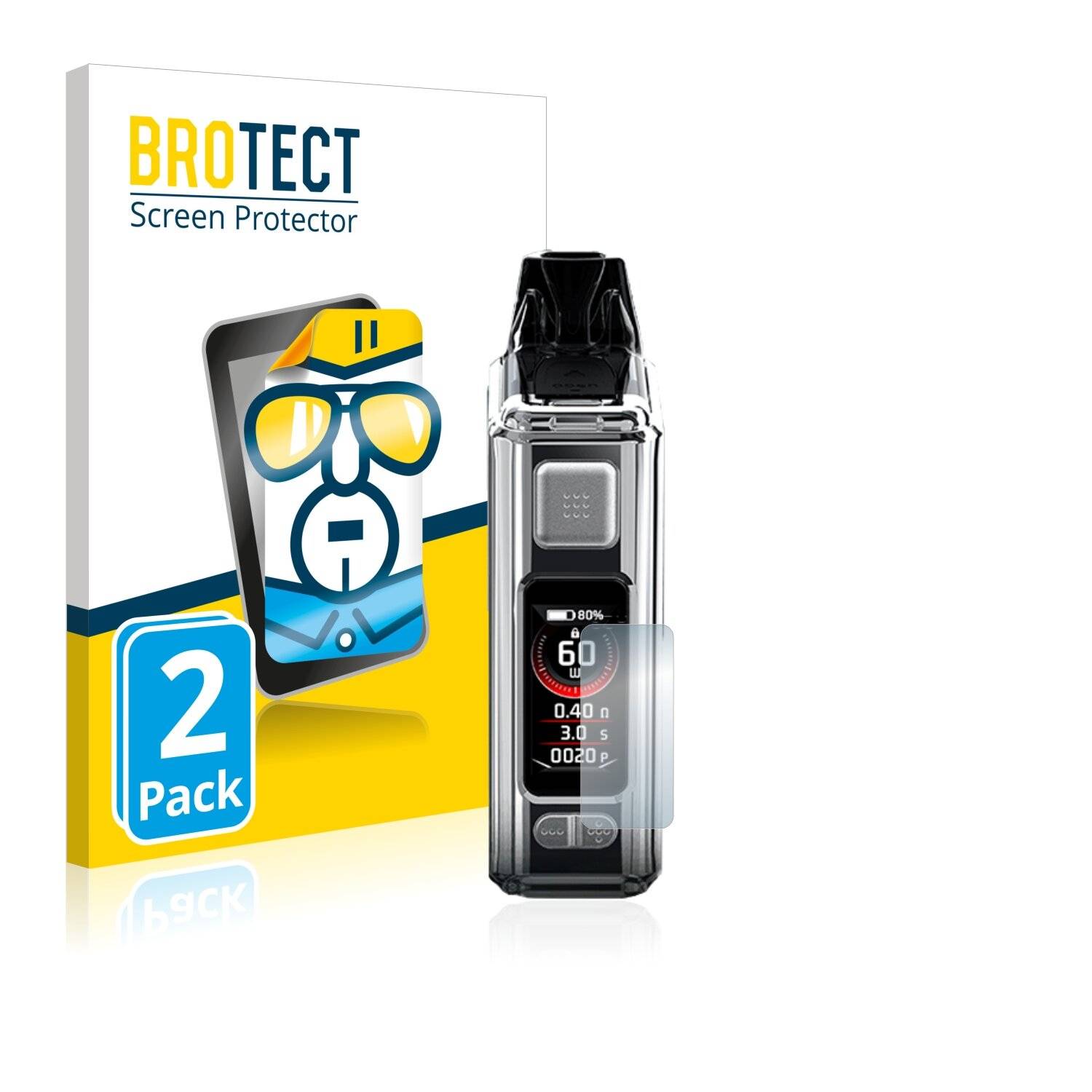 2x BROTECT HD-Clear Displayschutzfolie für Joyetech