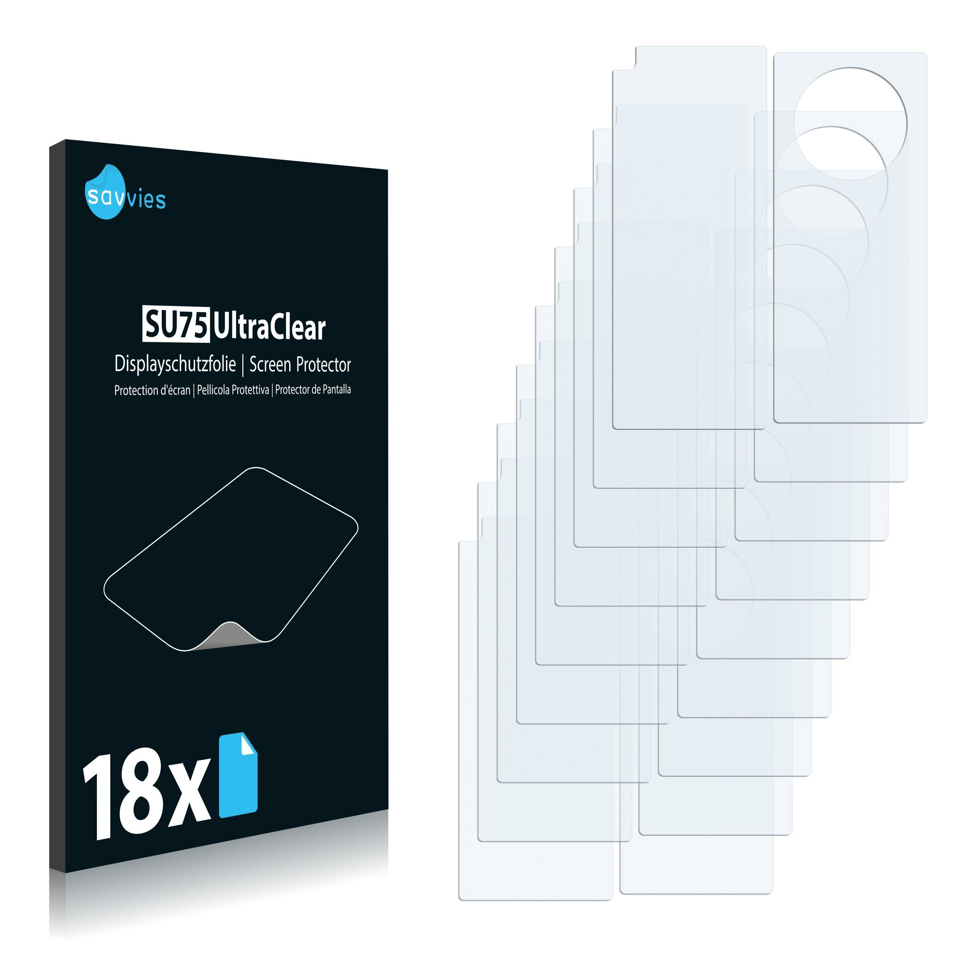 18x Savvies SU75 Displayschutzfolie für Huawei Mate 40 5G (Vorder +