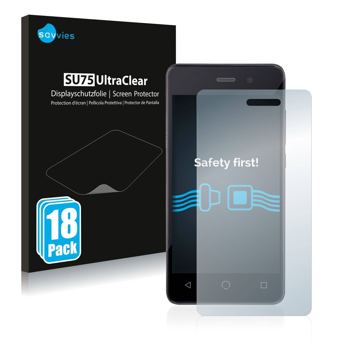 18x Savvies SU75 Displayschutzfolie für Omnipod