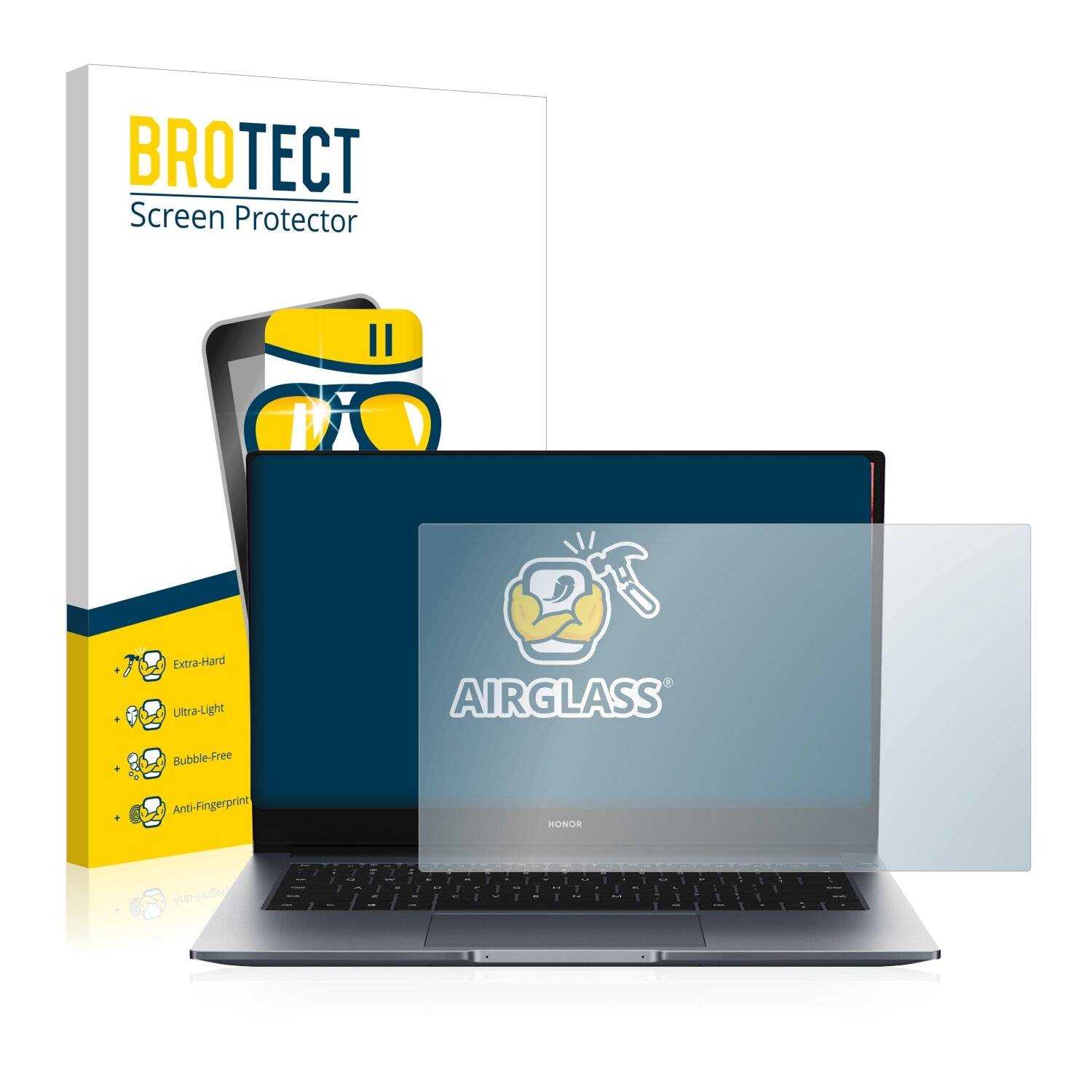 BROTECT AirGlass Schutzglas Folie für Honor MagicBook