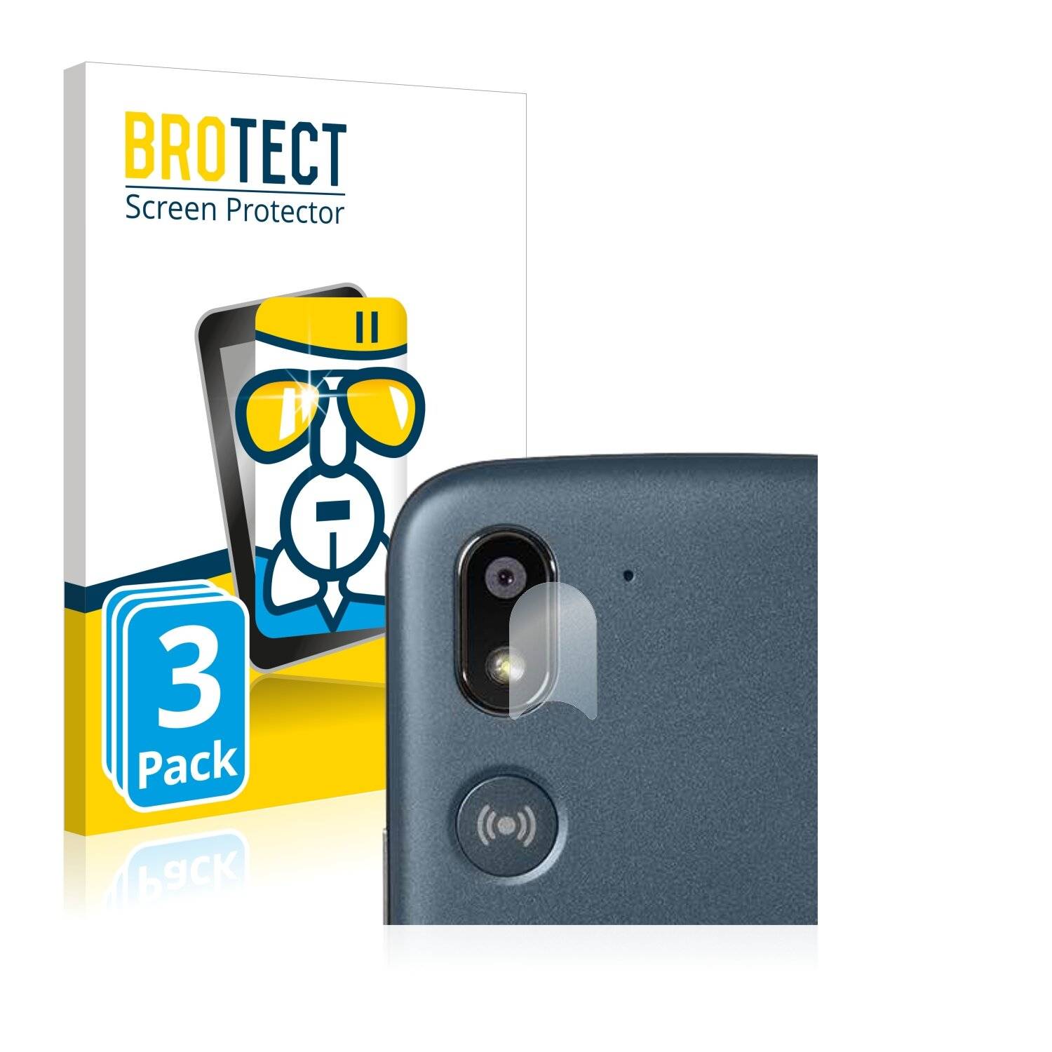 3x BROTECT AirGlass Schutzglas Folie für Doro 8050 (NUR