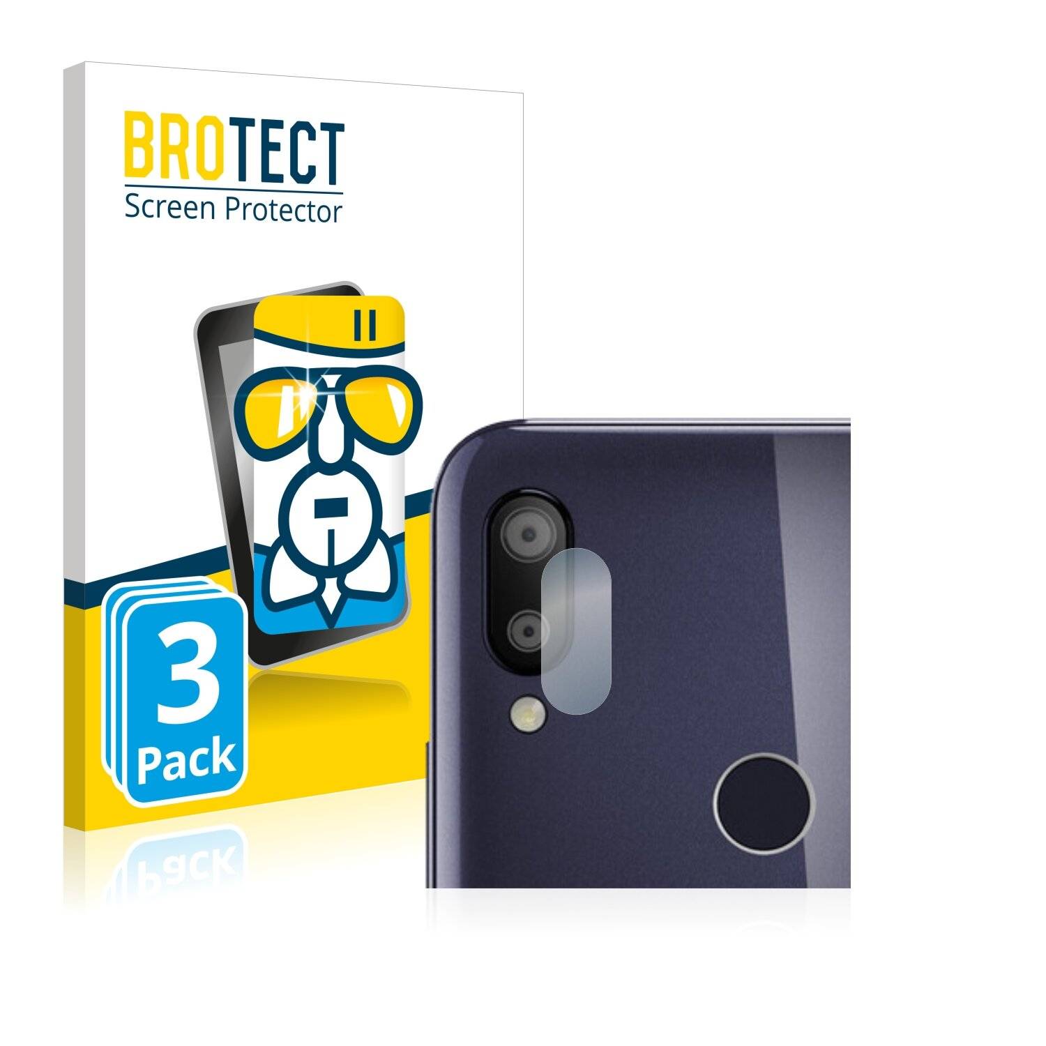 3x BROTECT AirGlass Schutzglas Folie für Gigaset GS190 (NUR