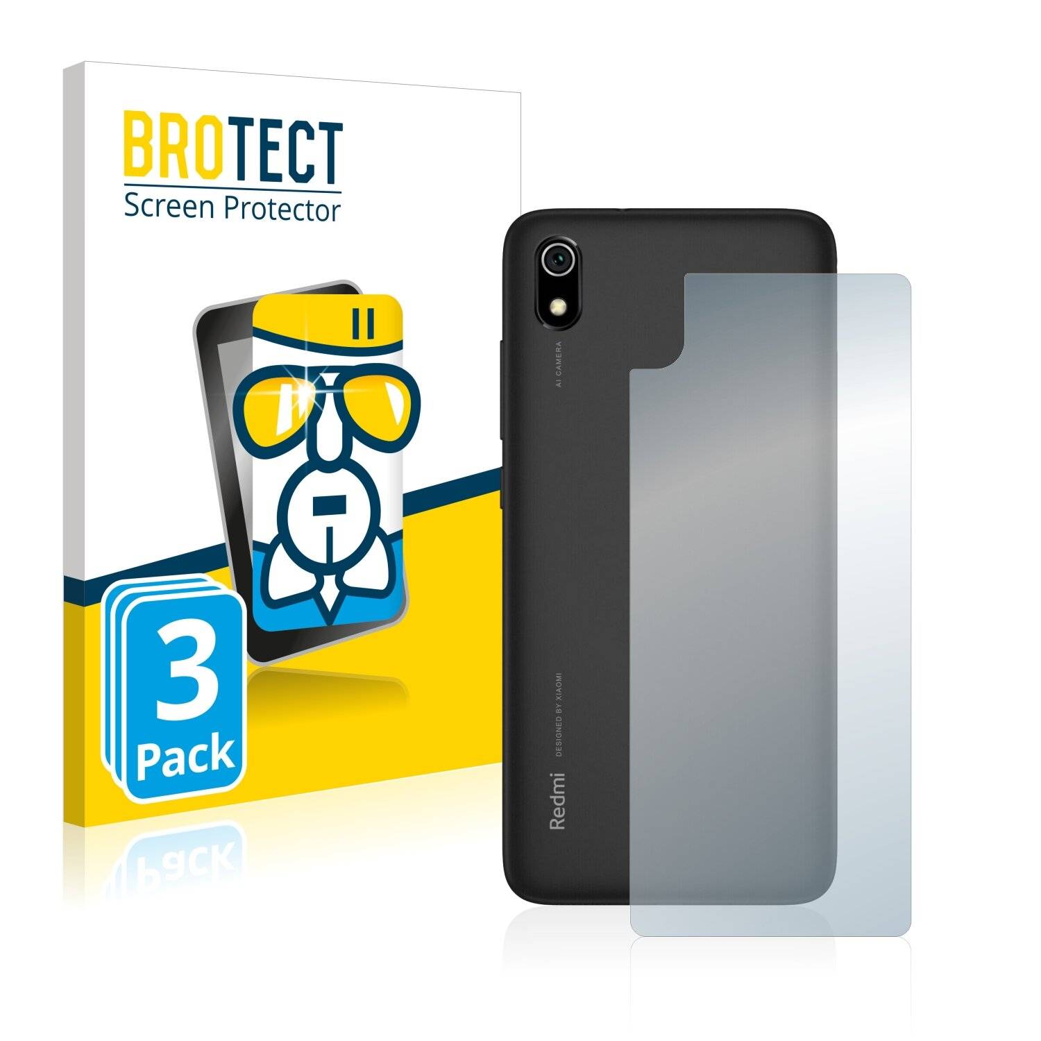 3x BROTECT AirGlass Schutzglas Folie für Xiaomi Redmi 7A
