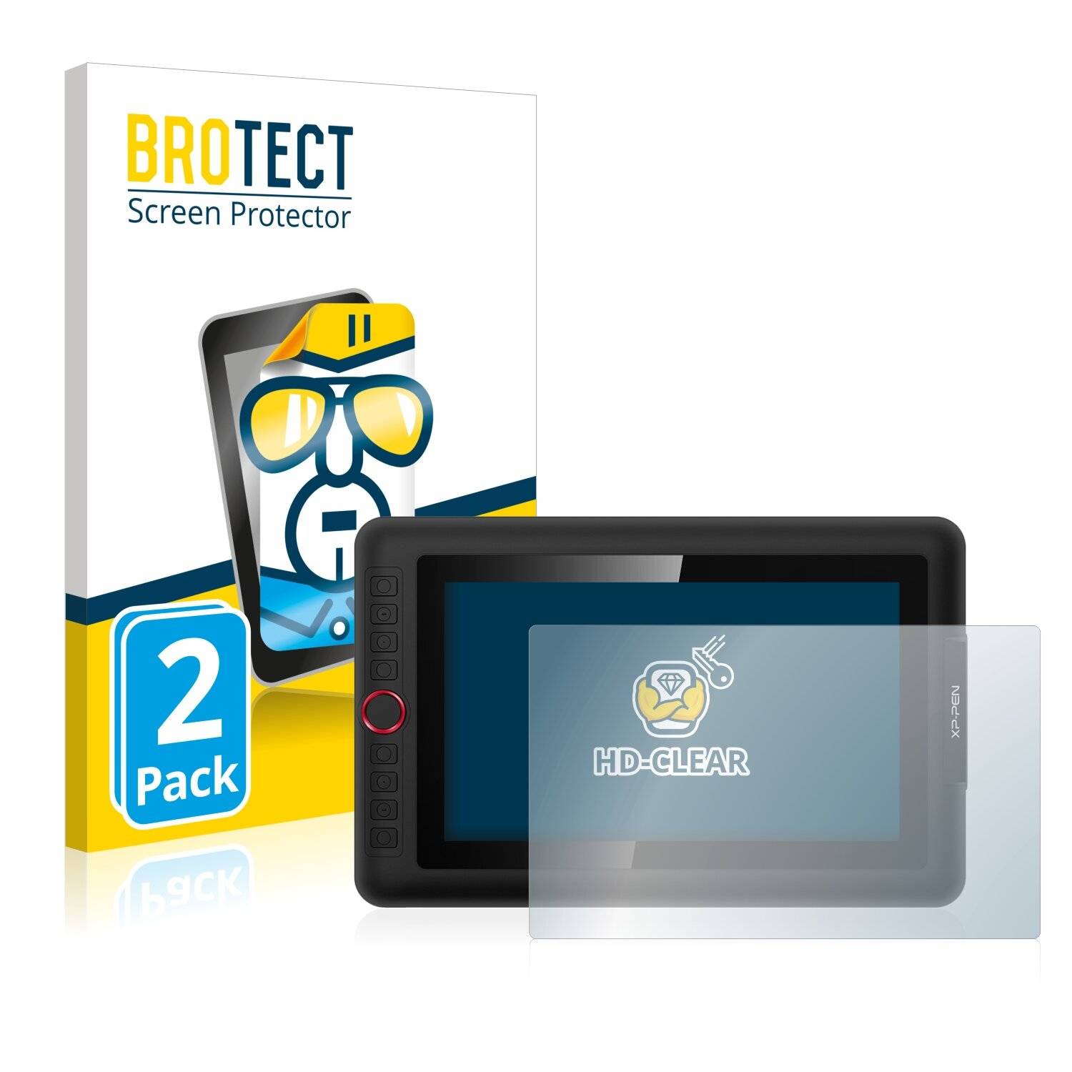 2x BROTECT HD-Clear Displayschutzfolie für XP-Pen Artist 12