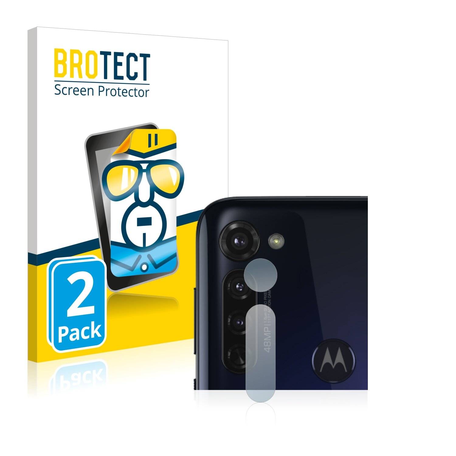 2x BROTECT HD-Clear Displayschutzfolie für Motorola Moto G Pro (NUR